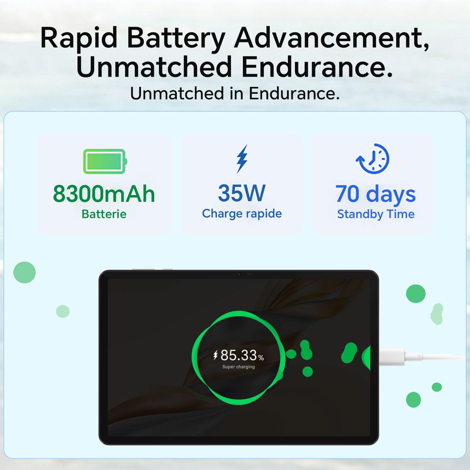 HONOR Pad X9a Tablet 11.5" 2.5K 120Hz 6+128GB Batteria 8300mAh Grigio
