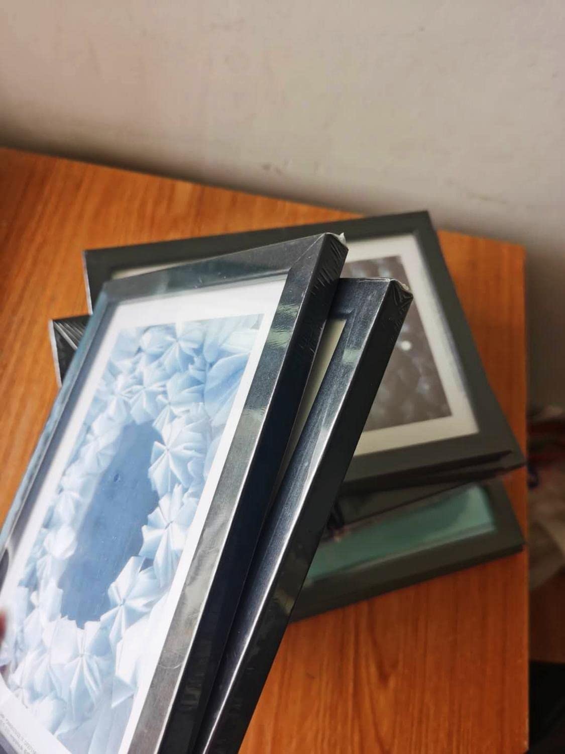 Marcos De Fotos 9 PCS/Set Negro CLÁSICO Foto DE Foto for LA Pared Colgando Camino DE LA Boda RECOMENDACIÓN DE Las PORAS Blancas Frames Frame Marco de la Pared Decoración del hogar Marcos De Fotos M