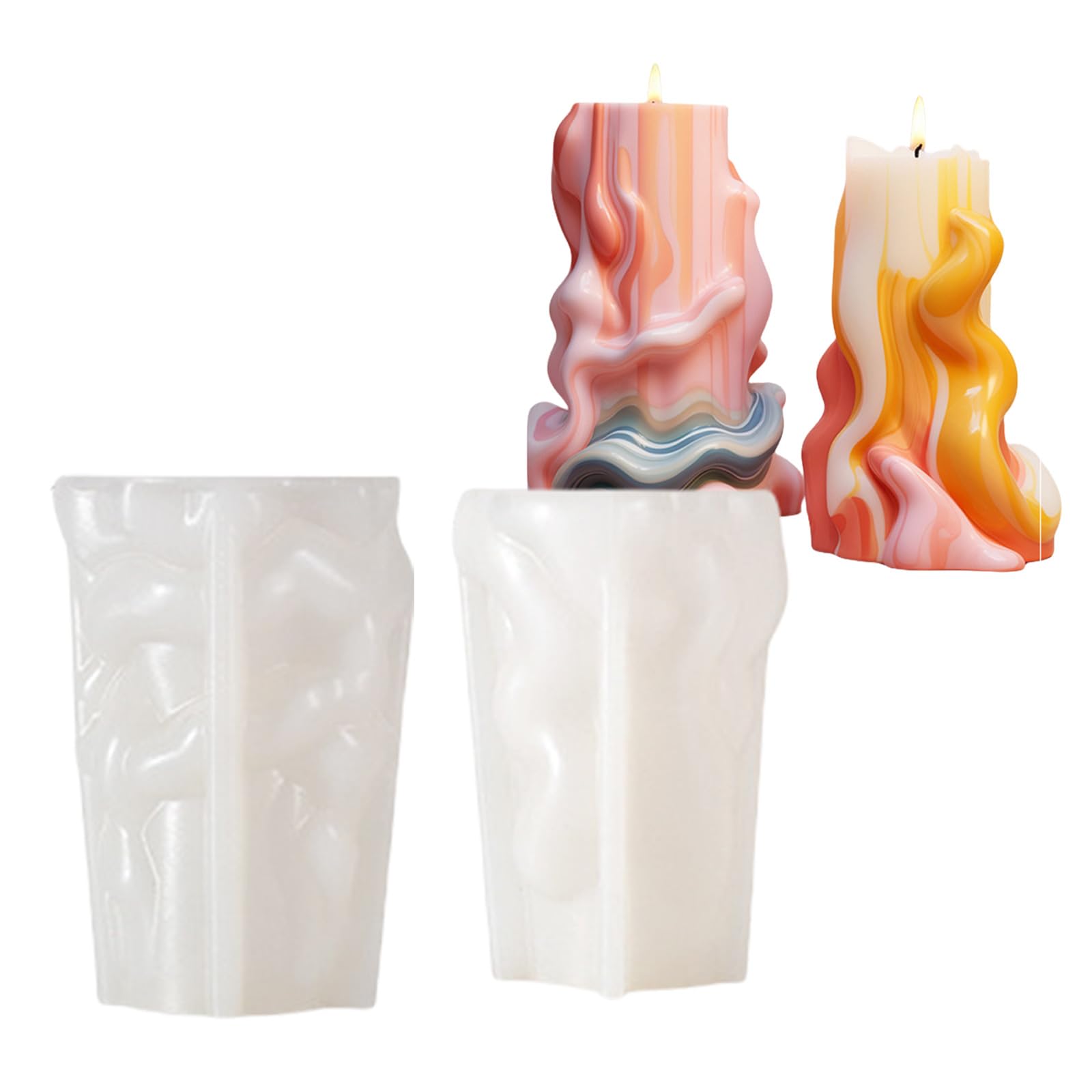 Kalttoy Silicone Molds Cylindrical Molds Epoxy Resin Castings Irregulars Geometric Shape Plasters Cylindrical