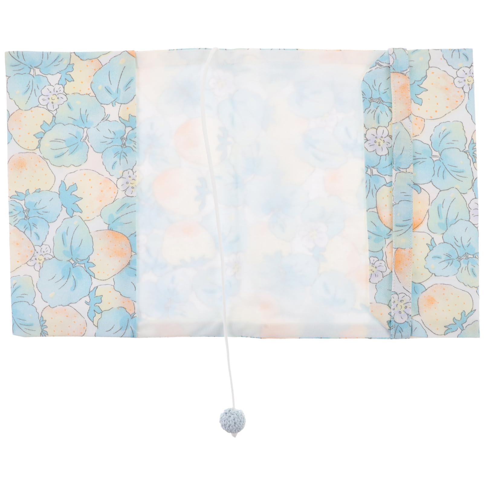 3pièces Couverture Réutilisable Pour Housse Décorative Pour Et Cahiers Lavable Pour Étudiants Motif Fraise Bleue