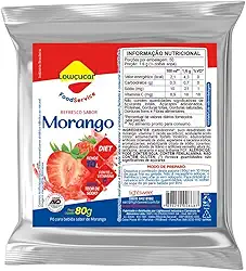 Refresco Suco em Pó Sabor Morango Zero Açúcares 80g - Magro Lowçúcar