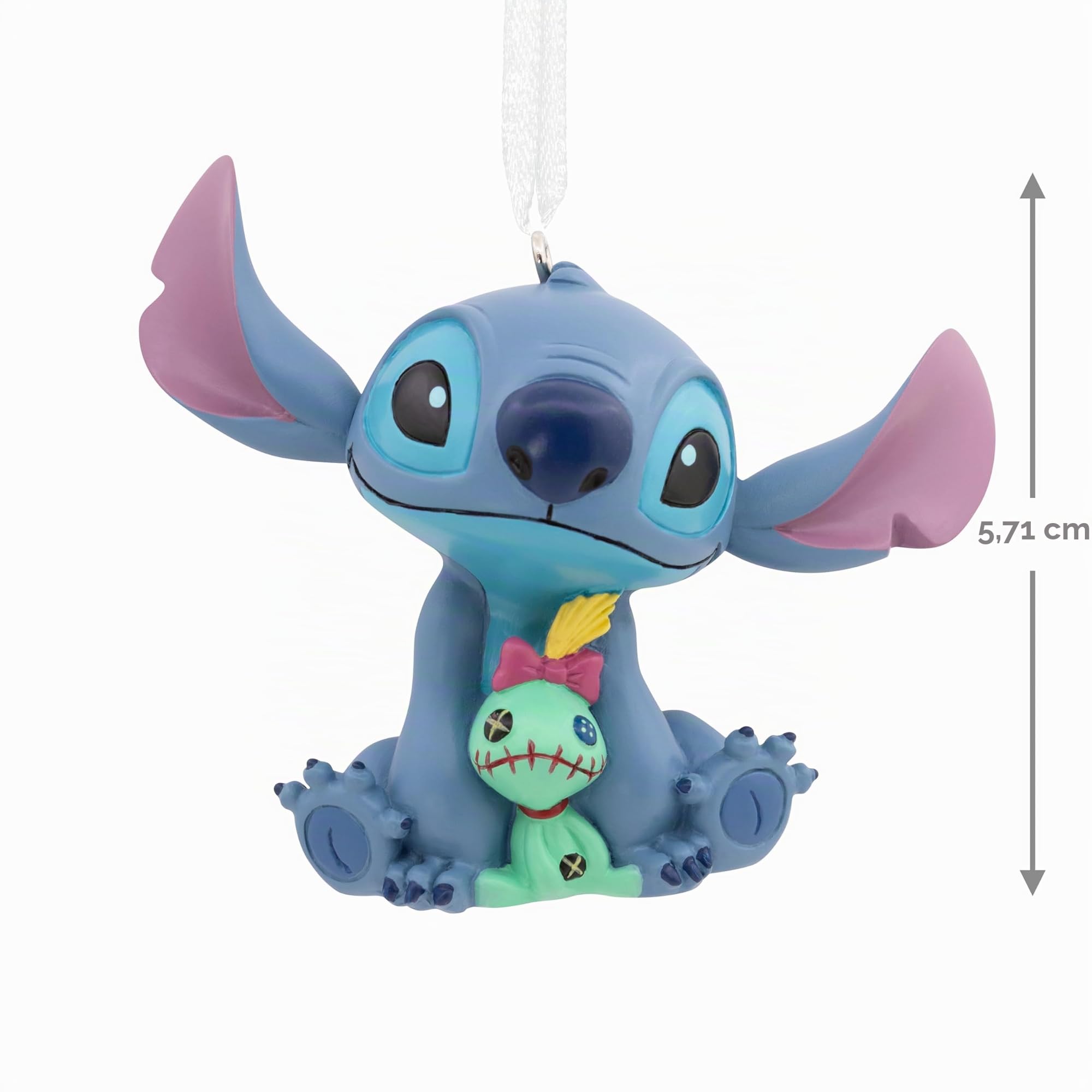 Hallmark Stitch and Scrump Décoration d'arbre Lilo & Stitch Disney à Suspendre, Cadeau de Noël