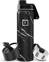 Vista 97 de IRON °FLASK Frasco de hidratación para acampar y senderismo con boquilla, botella de agua deportiva de acero inoxidable con aislamiento de boca