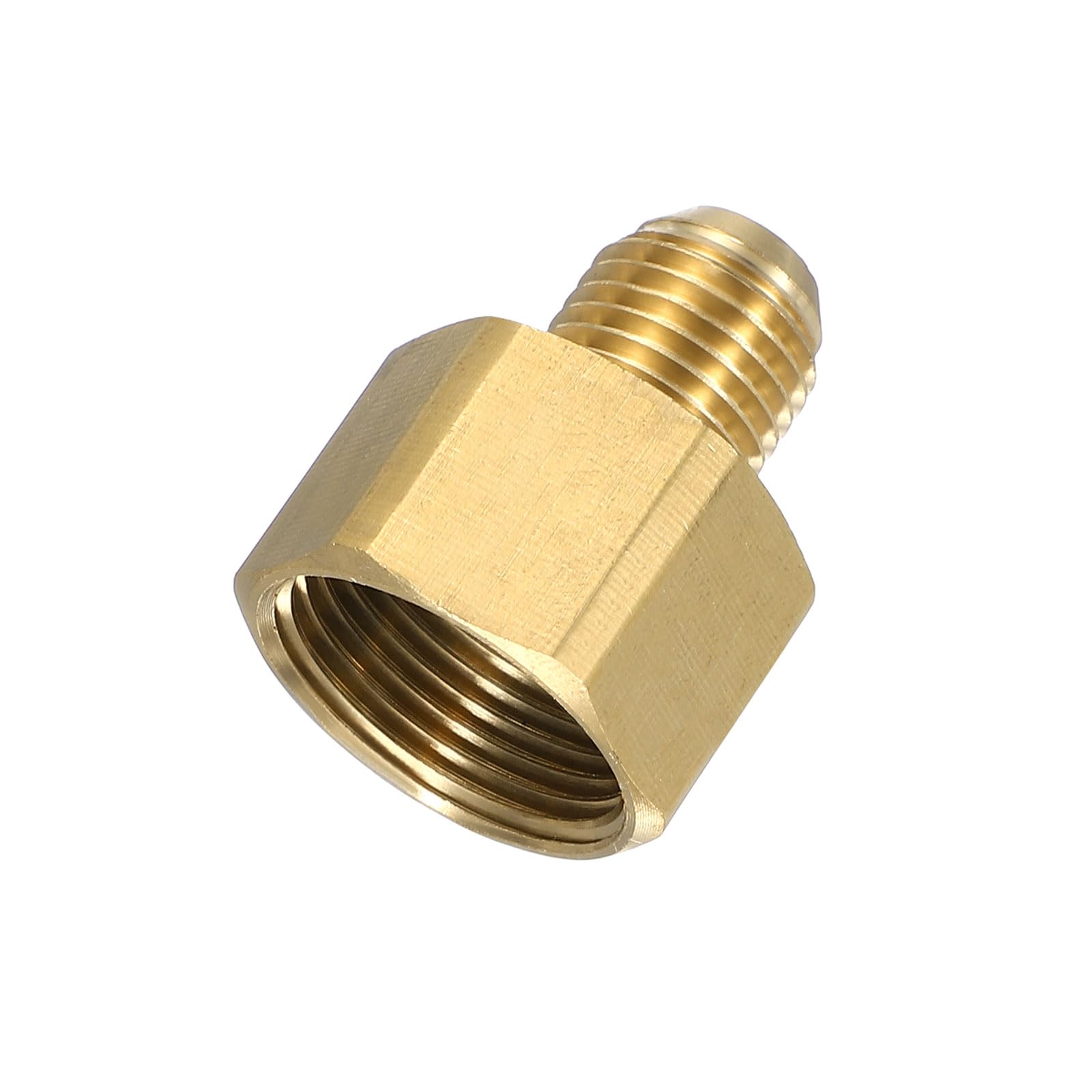 sourcing map Pressure Washer Hose Connector M14 Male to M22 Female Spigot 4800PSI Copper Pressure Washer Hose Adapter Coupler Extension Fitting Quick Connect