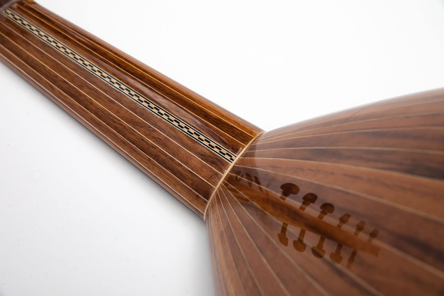 Arabic Oud Walnut PRO Professional mit Ebenholzgriffbrett & Kurschner-Saiten