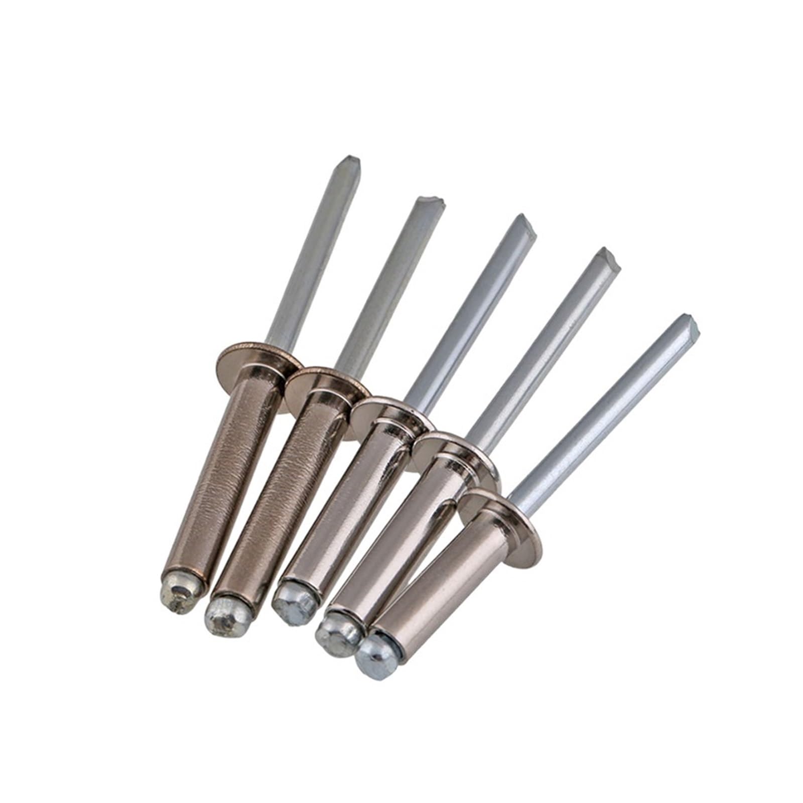 Blind Rivets, Large Flange Aluminum Dome Head Blind Rivets, M2.4-M6.4, 5-30mm(M4-10pcs,14mm)