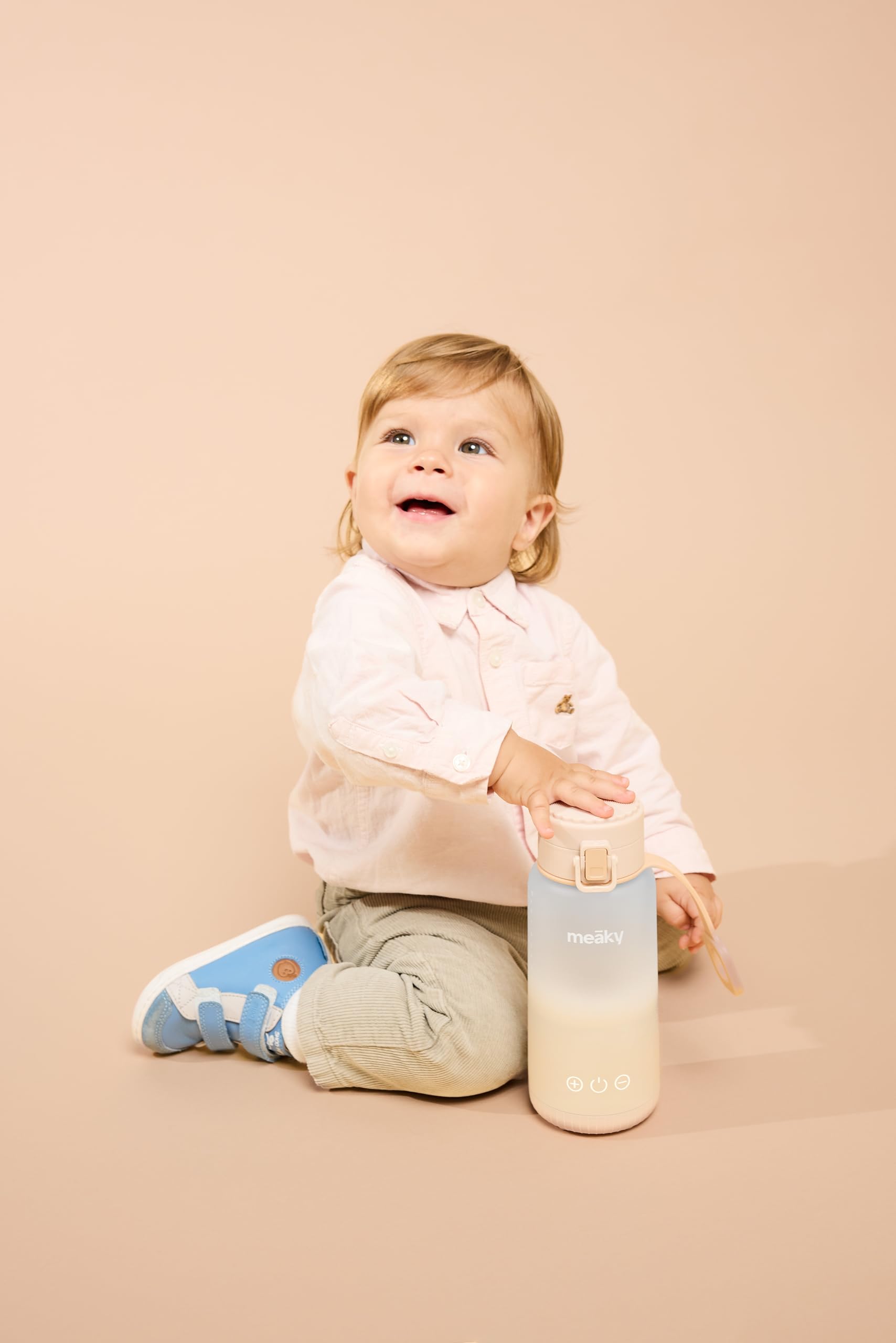 Chauffe-Biberon Portable, 10H d'Autonomie, Température 37-50°C, Lait Maternel, Lait Infantile, Eau, Avion, Voiture, Déplacement