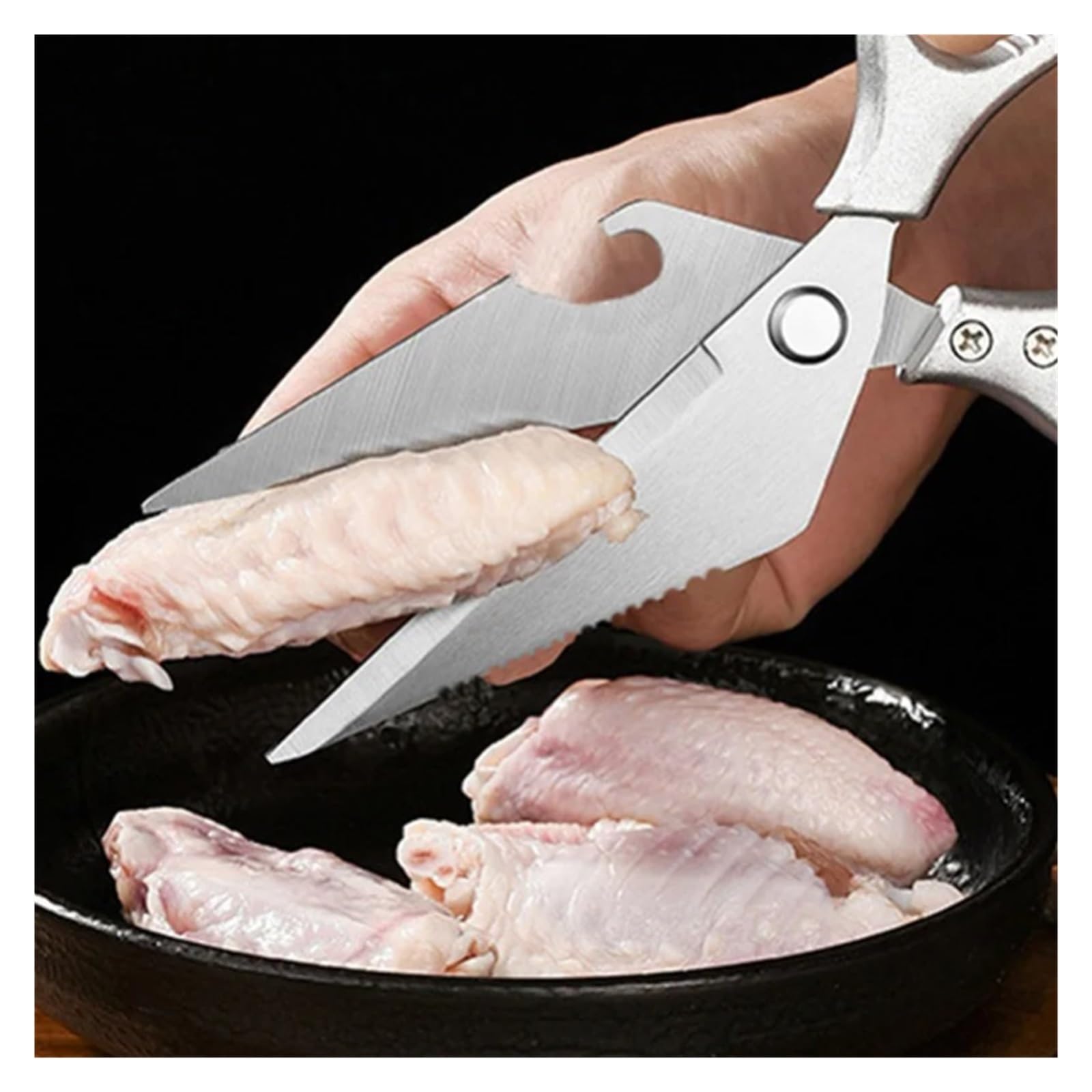 Edelstahl-Hühnerknochenschere, multifunktionale Küche, Fischschneider, Gemüse, Kochen, Grillen