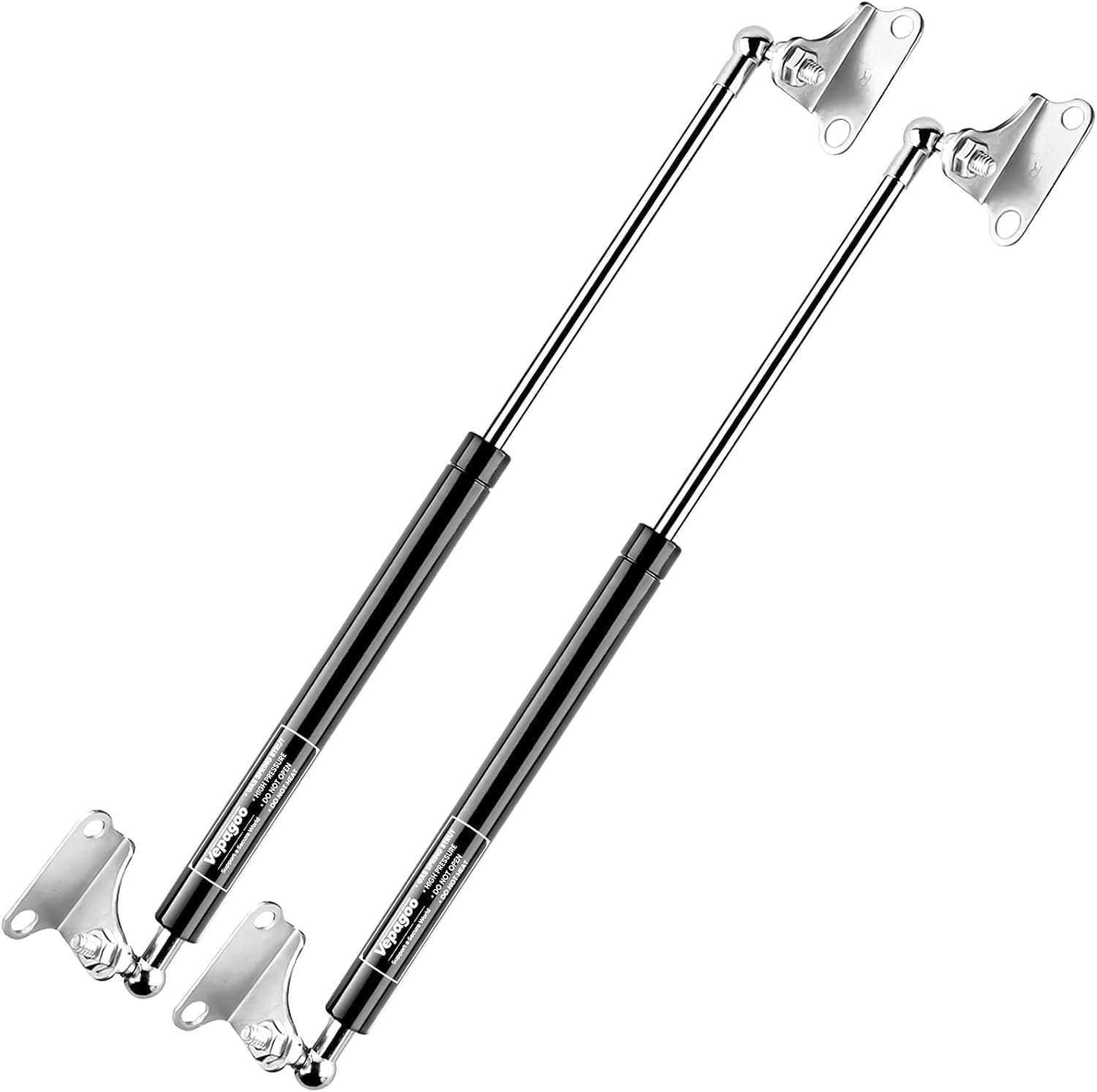Veapgoo uniwersalna sprężyna gazowa 580 mm, 300 N, 30 kg, do przyczepy kempingowej, łóżka, pokrywy drzwi, drzwi, szopy, okien i innych niestandardowych projektów Heavy Duty, zestaw 2 szt