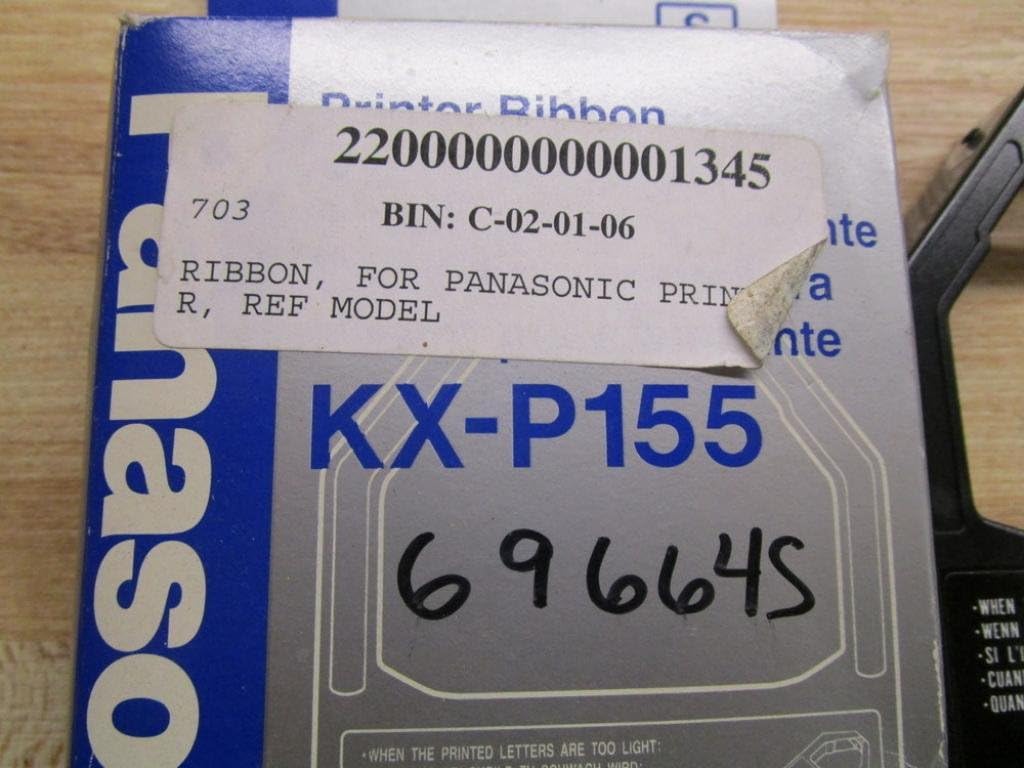 Panasonic KX-P155 Dot Matrix Printer Ribbon, Black
