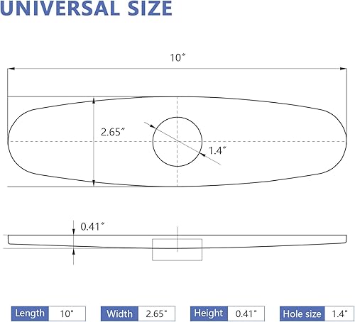 Miniatura 2 de Placa de escudo, cubierta de orificio de grifo de níquel cepillado, placa de cubierta de acero inoxidable para 1 o 3 agujeros, grifo de fregadero de