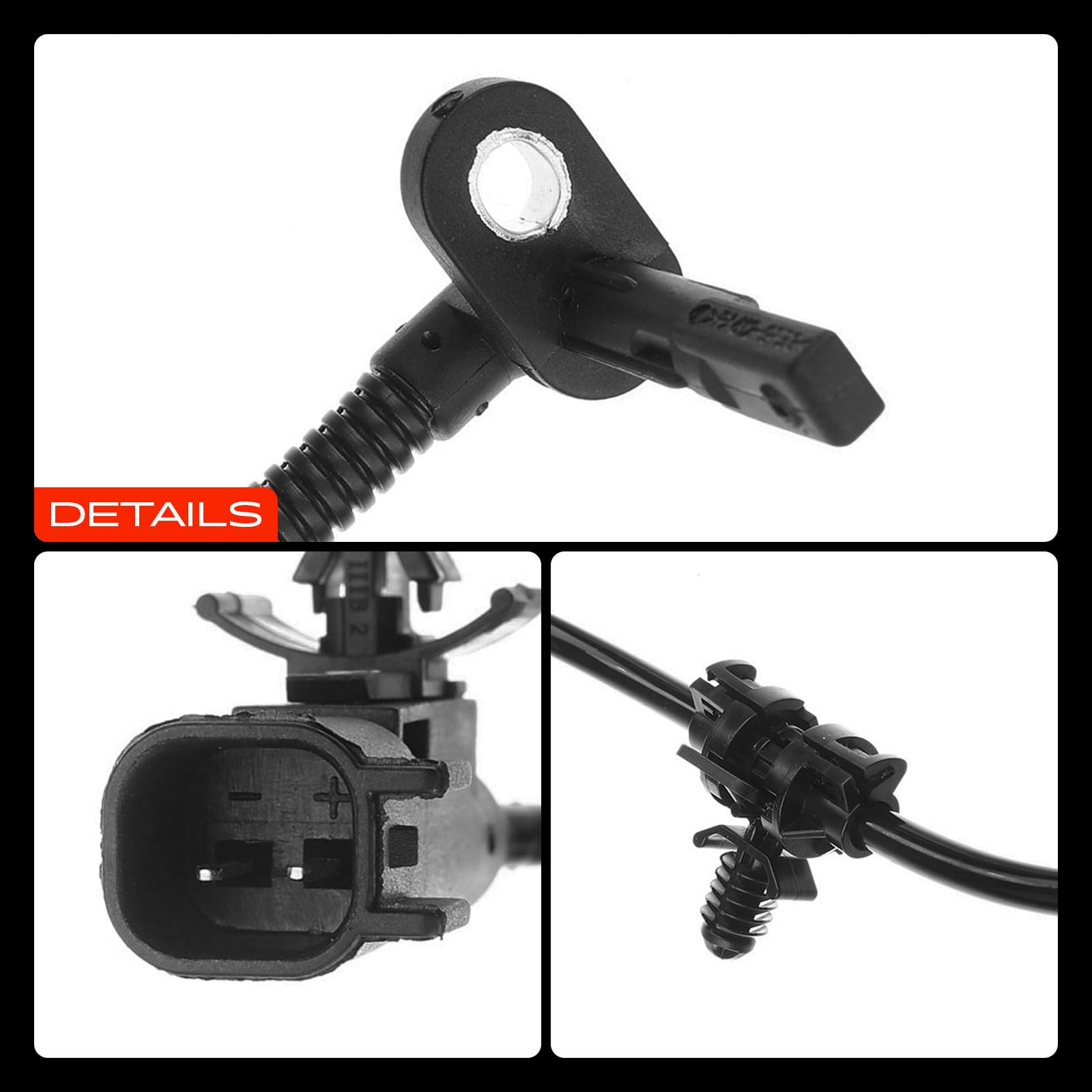 Frankberg Sensore Velocità Ruota ABS Sensore ABS 2-Poli Compatibile con Astra K Sports Tourer B16 Astra K B16 Replace# 13379170