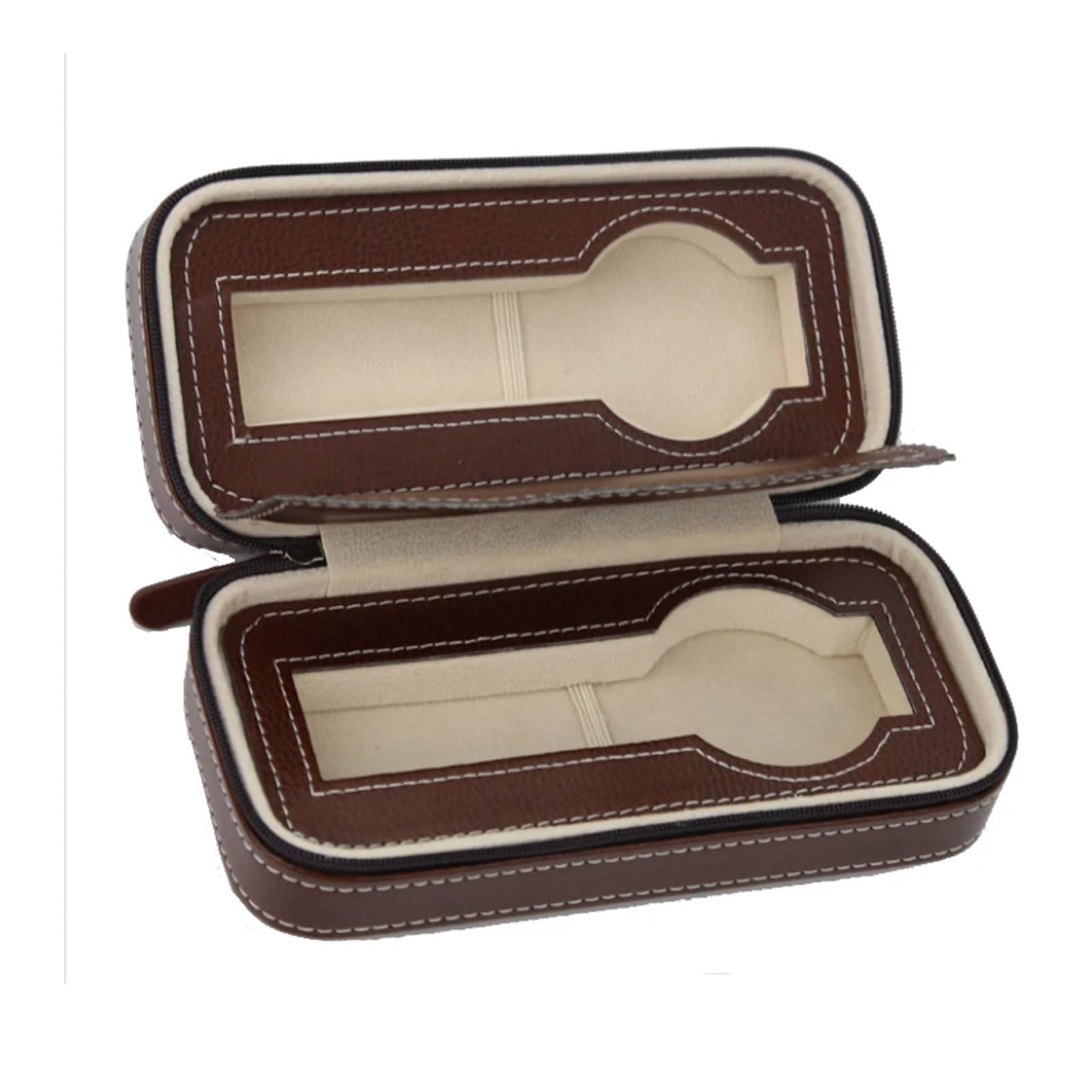 Uhrenbox 2/4/6/8/10/12 Slots Uhr Koffer Organizer Tragbare Zipper Uhr Fall Armbänder Männer und Frauen der multifunktionale Display Box Uhrenkoffer(04)