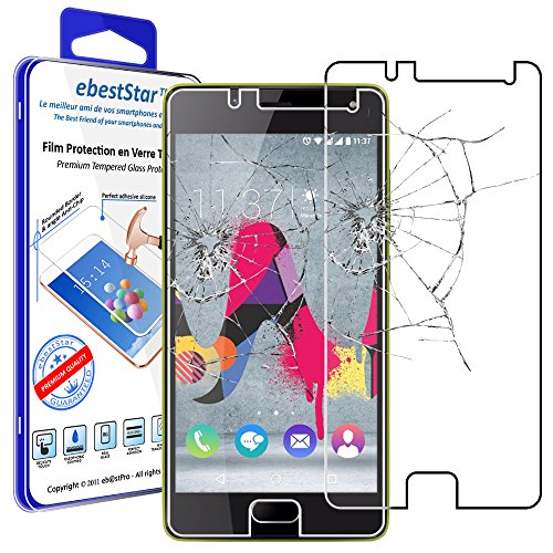 ebestStar - Verre trempé compatible avec Wiko U Feel Film Protection Ecran Vitre protecteur anti casse, anti-rayure, pose sans bulles [Appareil:...
