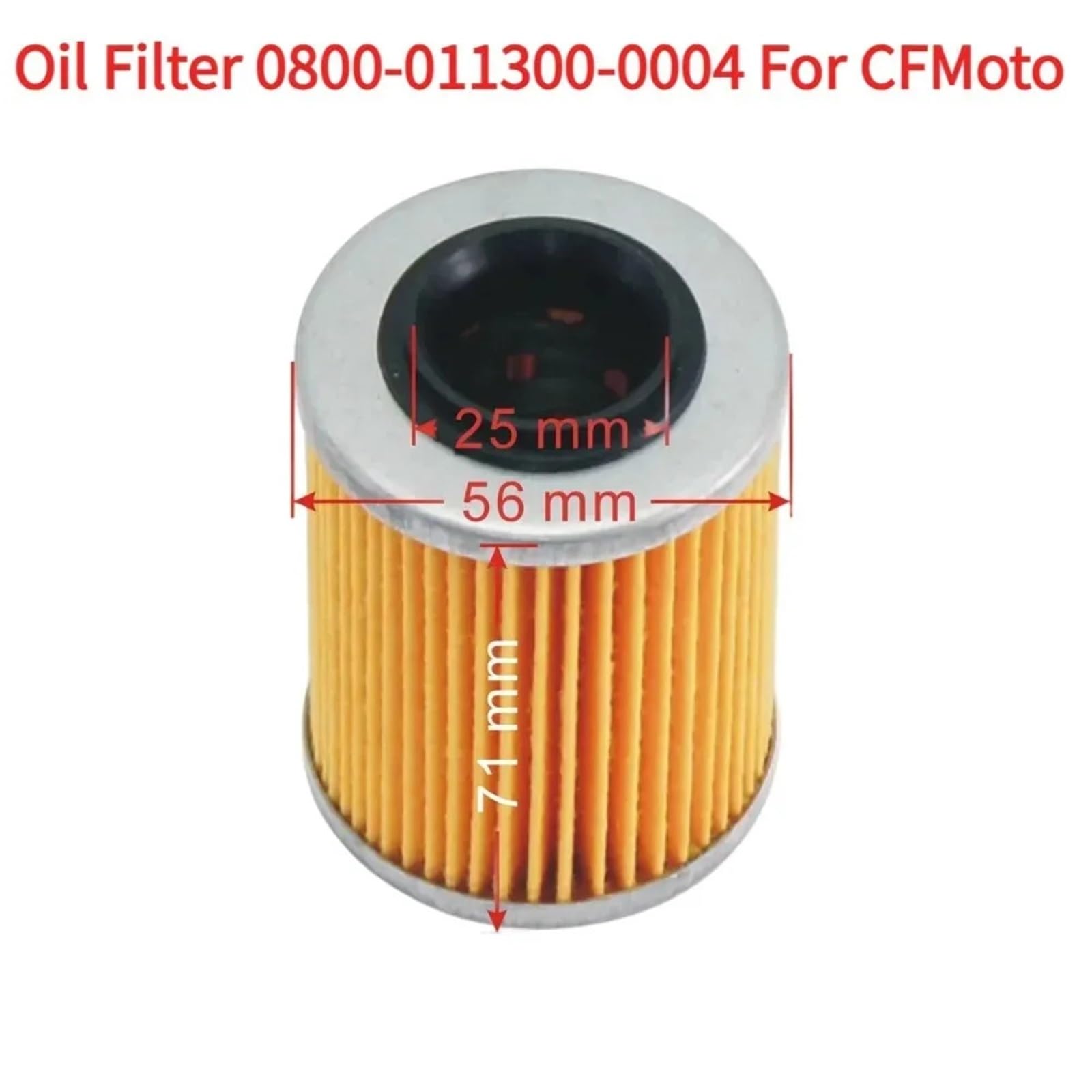 1 Uds filtro de aceite 0800-011300-0004 600 625 191S CF600ATR CF600AU CF600UTR CF600UZ