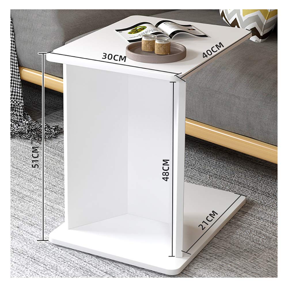 DIY Wooden Desktop Bookshelf Storage Organiser Small Objests Cosmetics Display Bookcase,SLTO-White-51cm