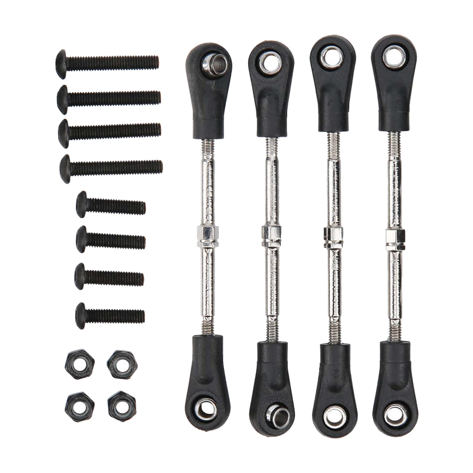 ATORSE 4Pcs/Set Rc Adjustable Steering Rod for Hsp 1:10 Rc Car Truck 68Mm-77Mm-image-48