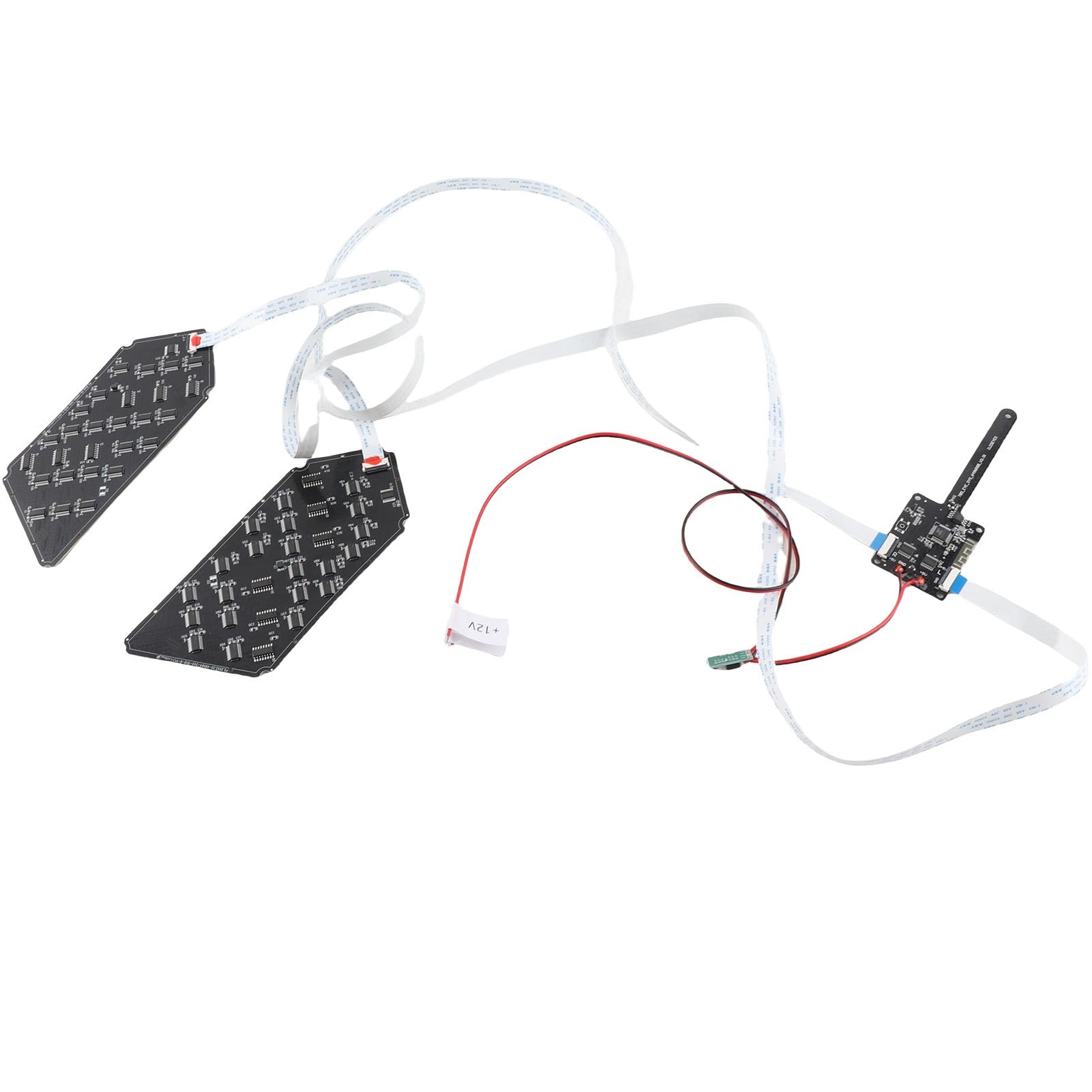 Mochila LED con pantalla ocular, resolución de 60x96, aplicación Bluetooth, pantalla de visualización programable para mochila de coche, DC12V