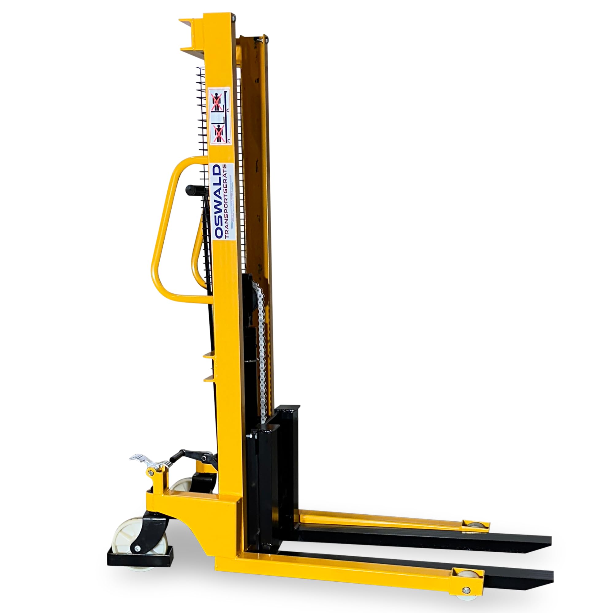 Hochhubwagen HH0512-500 kg Tragkraft - 1.150 mm Hubhöhe - manueller Stapler Handwagen