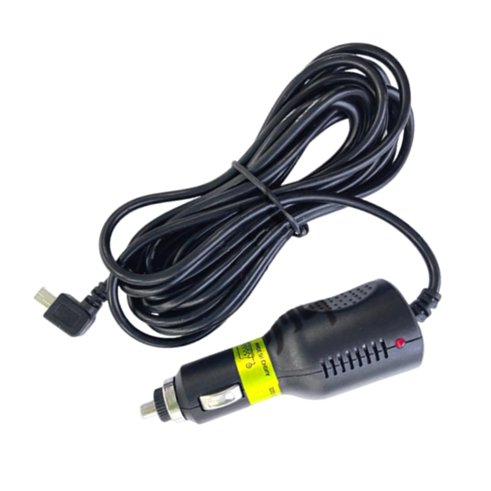 LIKENNY シガーアダプター シガー電源ケーブル ミニUSB L型 直角 シガーソケット ケーブル長 3.5ｍ 12V / 24V 車用 ドライブレコーダー/GPS/タブレットPC/PDA/DVD録音機などに適用
