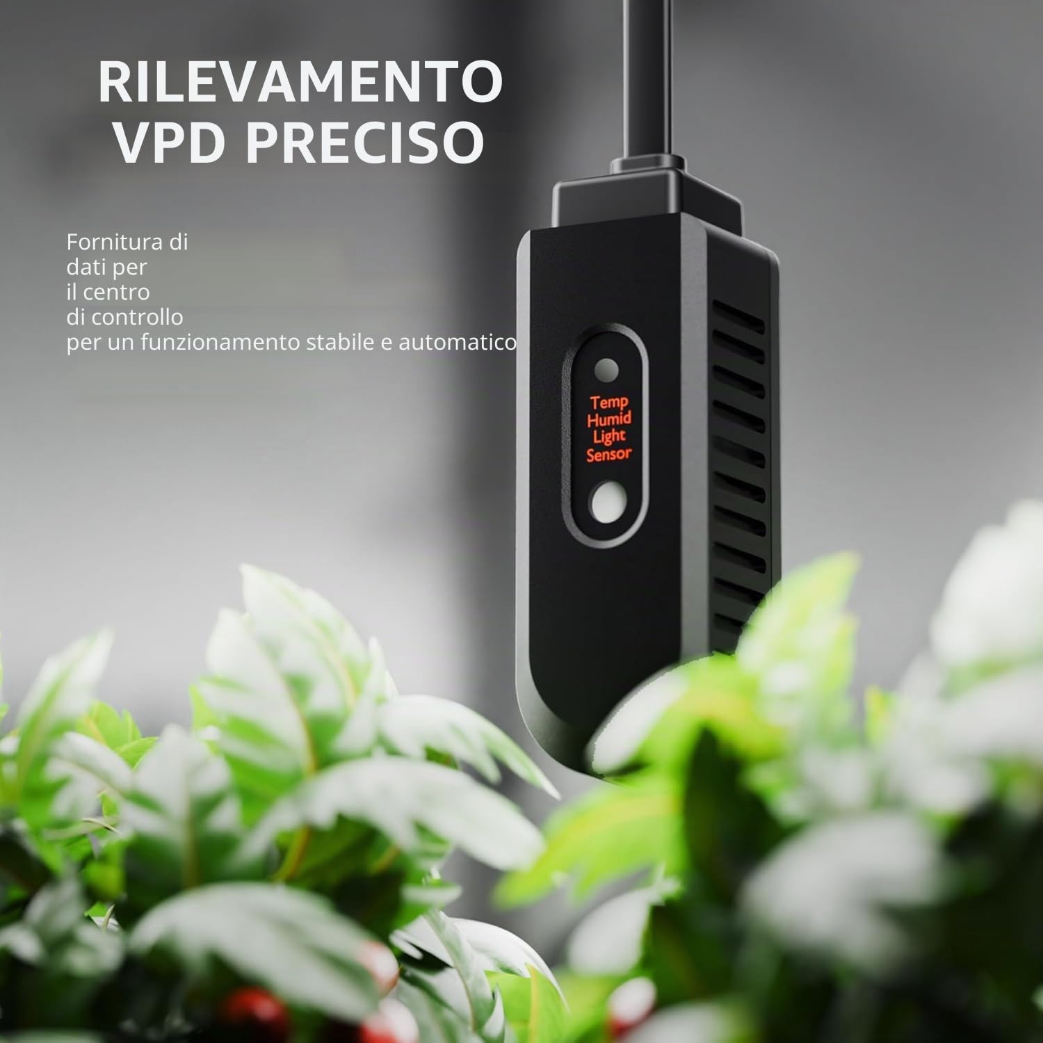 Spider Farmer Nuovo umidificatore da 450 ml/h per piante Tenda da coltivazione Camera da letto, GGS Smart Umidificatore a ultrasuoni con igrometro Nero Piccolo 5 L