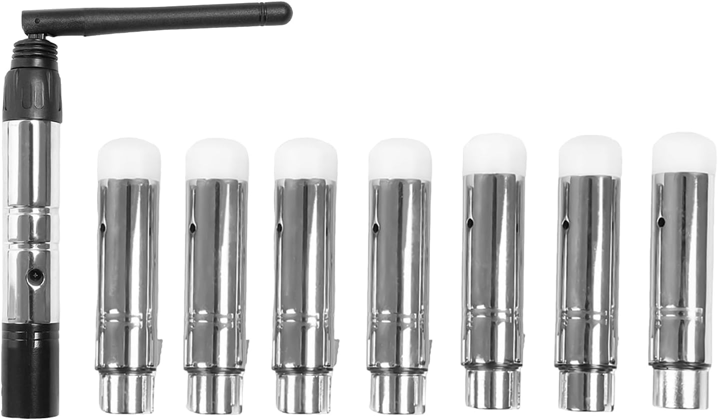 Controller DMX wireless 2.4G DMX512, trasmettitore e ricevitore wireless, portata 400 m, controllo luce da palcoscenico, set ricevitore radio per feste in movimento, illuminazione a LED, controllo