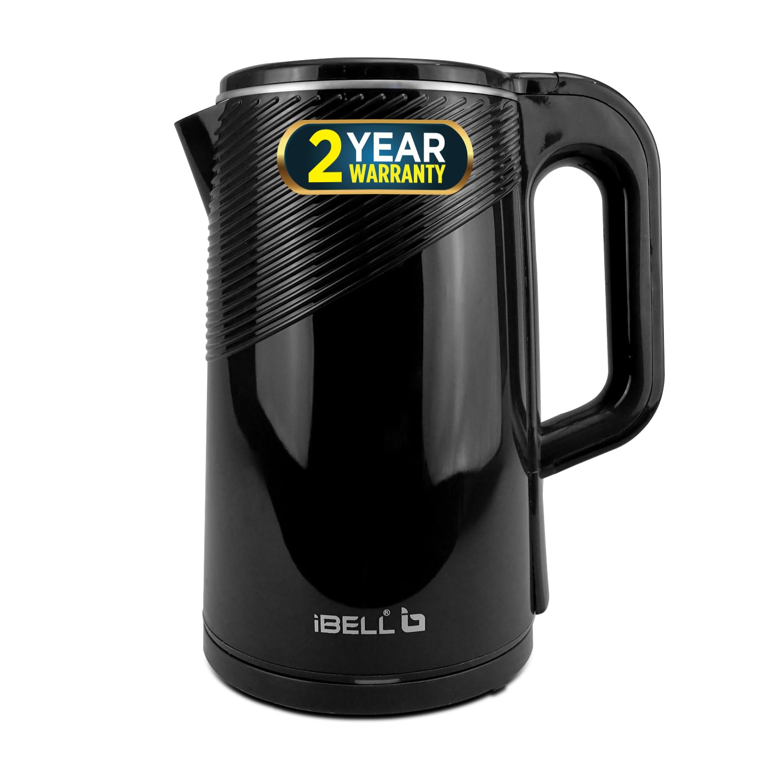 iBELL Pek20Bkplus Premium Stainless Steel Electric Kettle, 2.0 Litre, Auto Cut-Off Feature, 360 Degree Rotating Base, Shock Proof Insulated Body (Black, 1600 Watts, 2 L) iBELL Pek20Bkplus Premium Stainless Steel Electric Kettle, 2.0 Litre, Auto Cut-Off Feature, 360 Degree Rotating Base, Shock Proof Insulated Body (Black, 1600 Watts, 2 L)