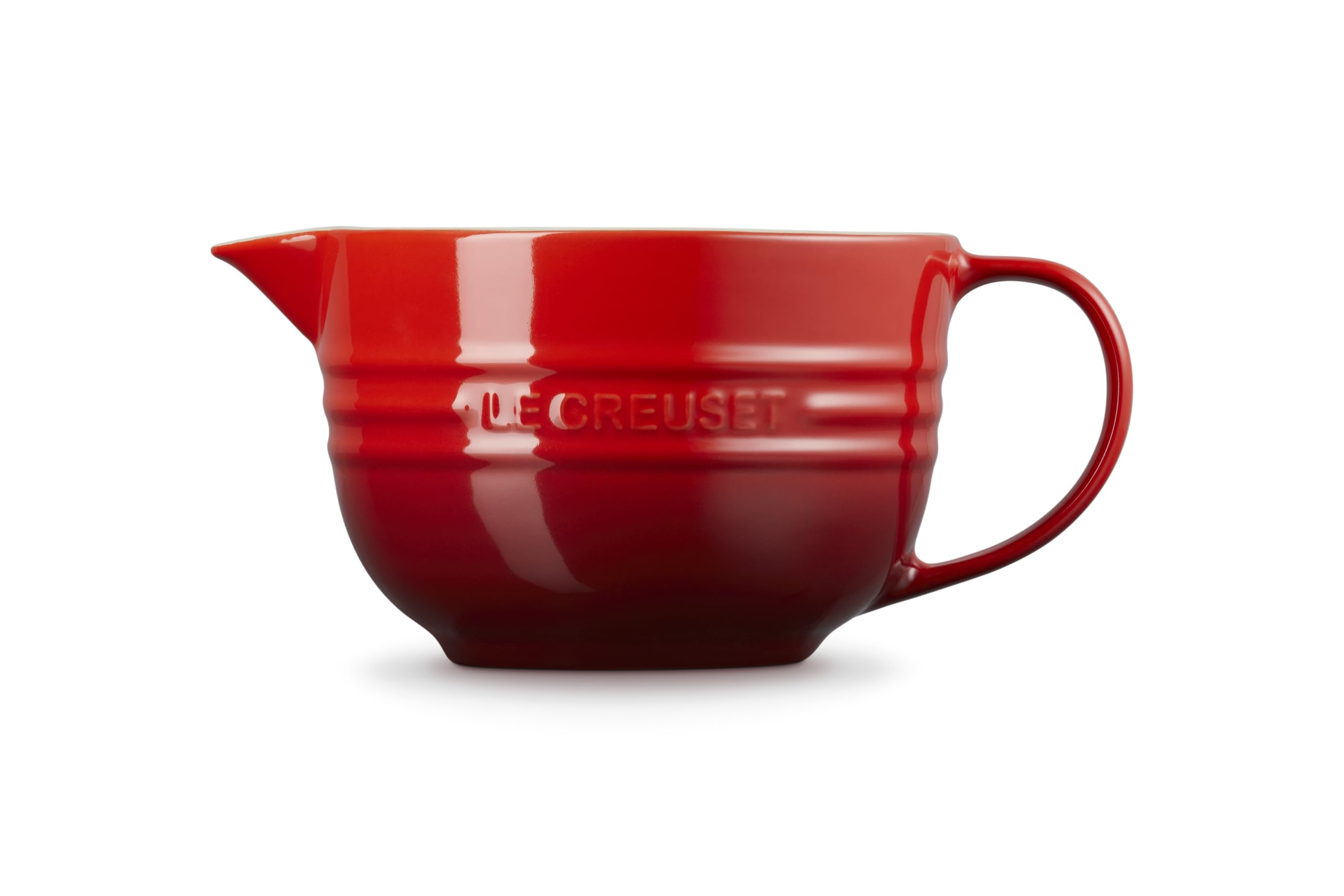 Le Creuset Jarra mezcladora de cerámica, 2 L, color cereza