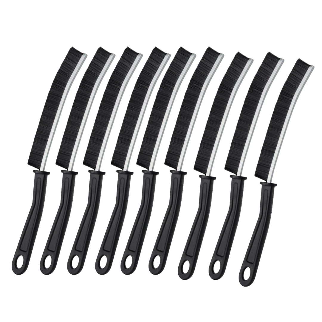 Tifanso White Crevice Cleaning Brush Gap Cleaning Brush Hard-Bristle Grout Brush For Tiles Bathroom And Kitchen (9)