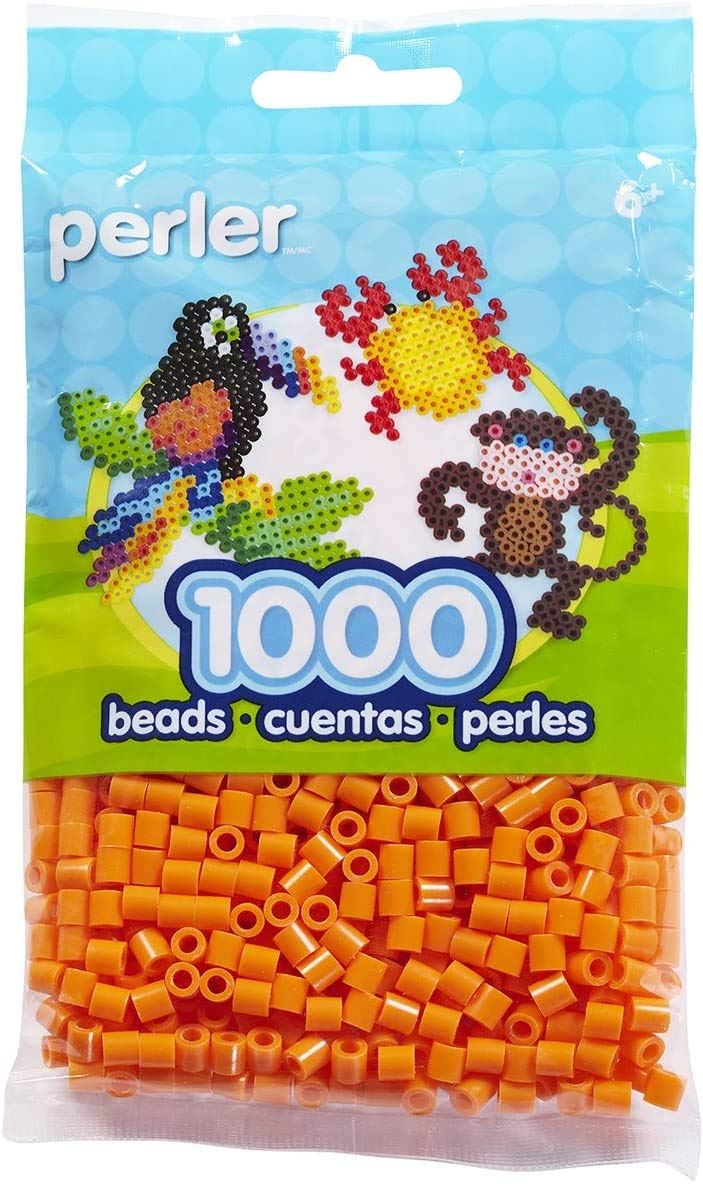 Perler Beads 1,000 Count-Orange