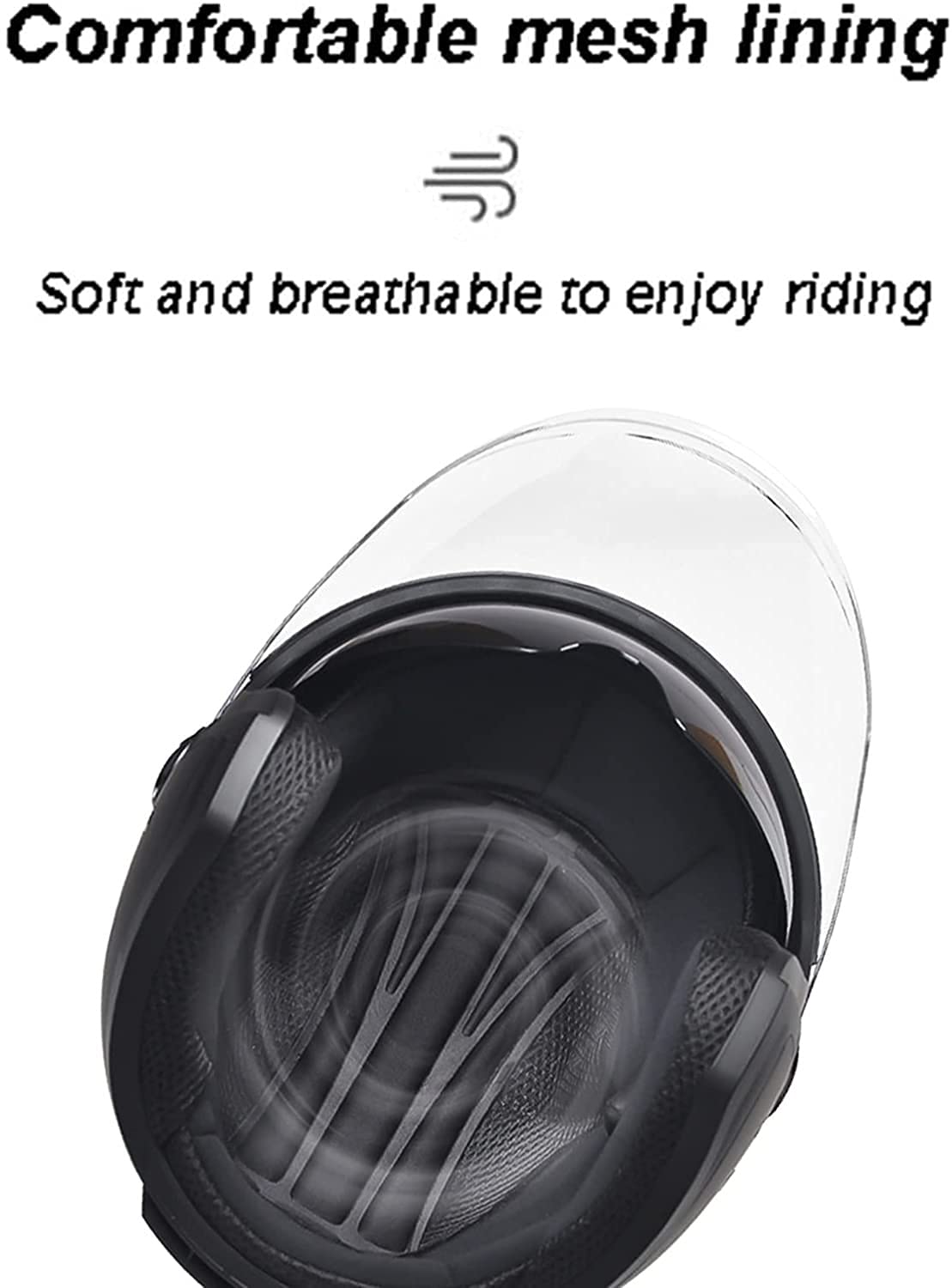 Bluetooth Casco de Moto Retro Adultos Cascos de Moto Jet Casco de Seguridad Personalidad Medio Casco de Moto Vintage,para Street Bike Cruiser Chopper Motocicleta Casco