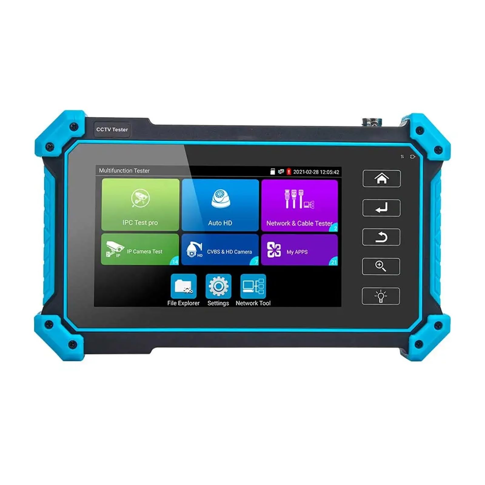 Nf-715 IPC Tester CCTV 5,4 cala 4K 1080P 8MP AHD CVI TV SDI z wejściem Hdmi Monitor Tester kamery IP Test CFTV Wysoka czułość, niski błąd