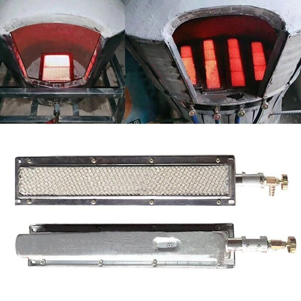 Calentador lateral de cerámica infrarrojo de repuesto para parrilla de gas para barbacoa, 41 cm