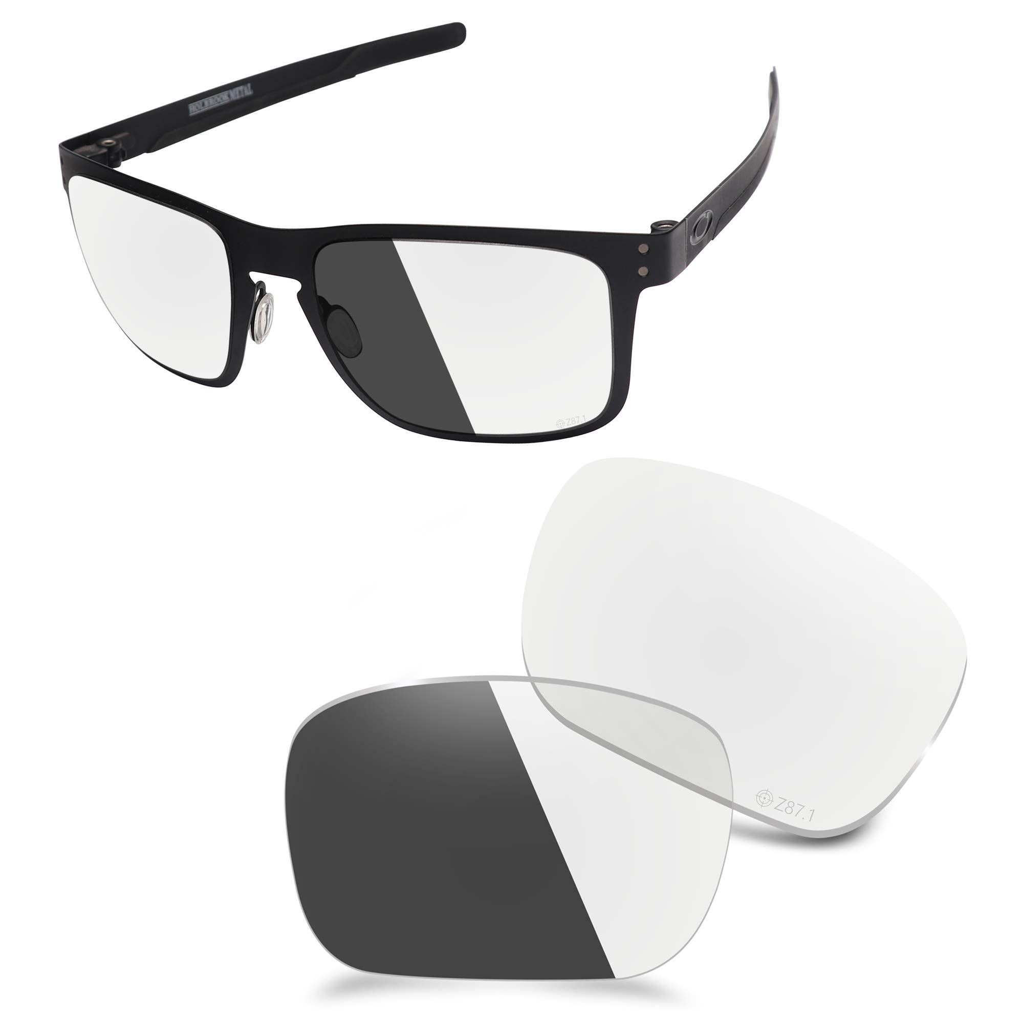 AOZAN ANSI Z87.1 Replacement Lenses For Oakley Holbrook Metal Sunglasses - HI-DEF Photochromic