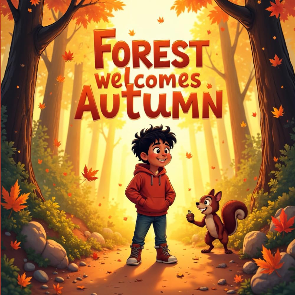 Forest Welcomes Autumn Books for Kids: A Cozy Fall Storybook for Kids and A Magical Adventure with Woodland Animals
