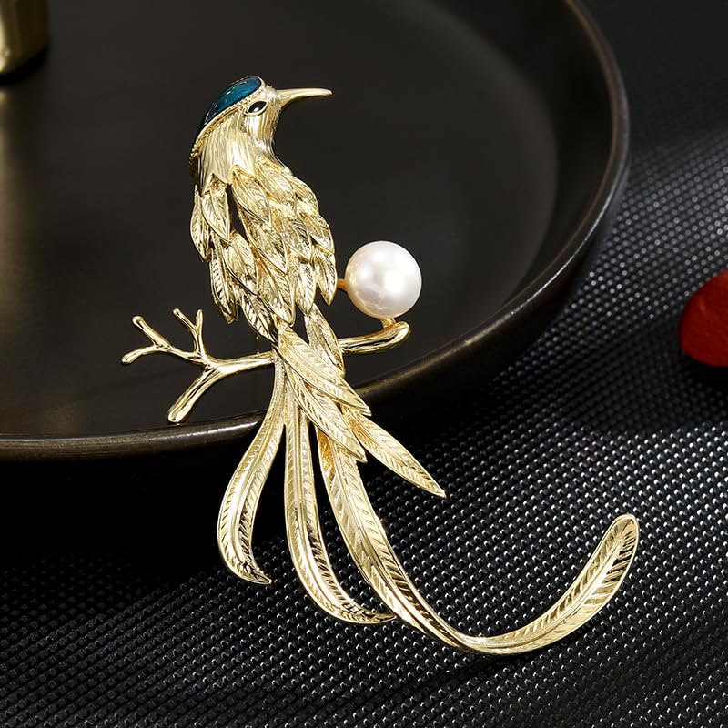 Image of Animal Brooch for Women Rhinestone Brooch Pin 18k Gold Plated Animal Lapel Pin Fashion Jewelry Gift for Mom Wife