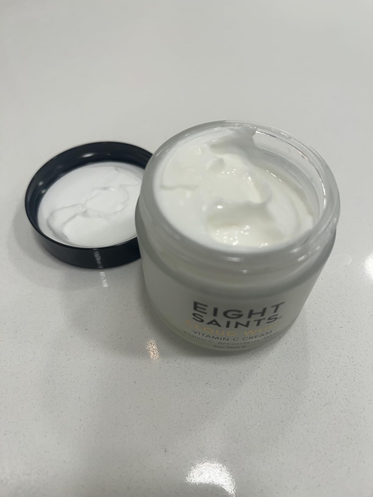 Eight Saints Skincare Cloud Whip Vitamin C Face Moisturizer, Day Cream For Women, Anti Aging Cream To Reduce Fine Lines and Wrinkles, with Vitamin B5, Cocoa Butter, and Jojoba Oil, 2 Ounces