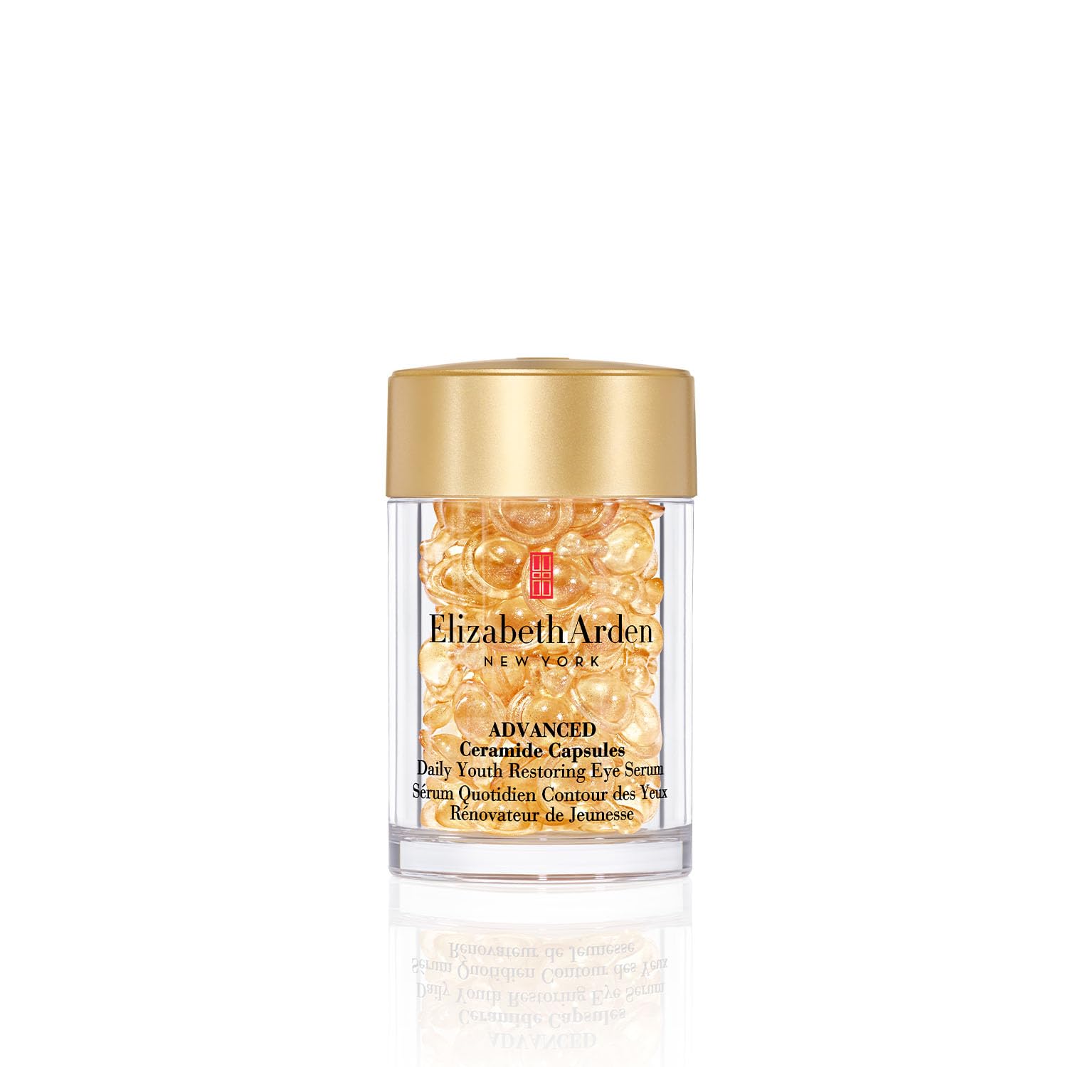 Elizabeth Arden - Advance Ceramide, Siero Occhi in Capsule con Ceramide, Riduce le Rughe Sottili, Ripristina la Giovinezza della Pelle, Dose Singola, Applicarne 1 al Giorno - 60 Capsule