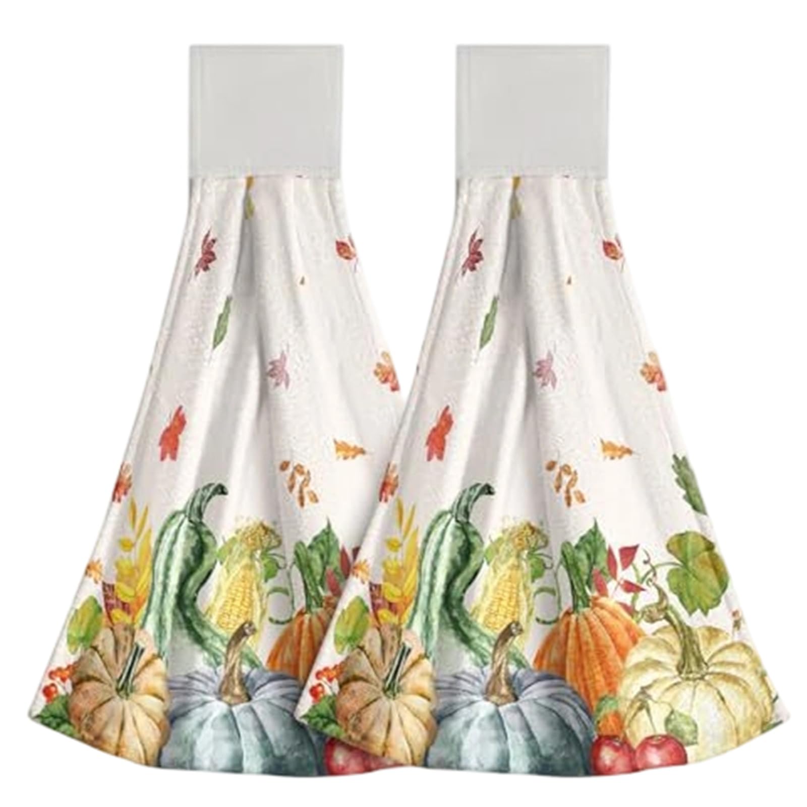 Oxxggkao Hanging Hand Towel Set of 2 Soft Quick Dry Absorbent Fiber Towels for Bathroom Kitchen Cleanup Housewarmings Gift Bathroom Hanging Towels
