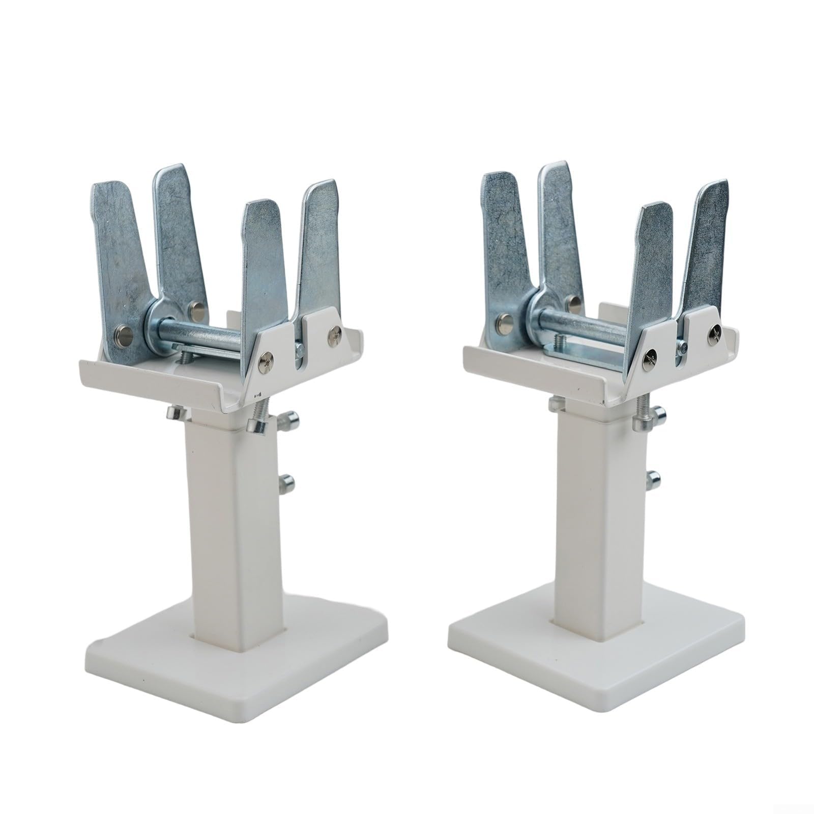 Soporte de suelo para radiador de panel de acero, altura ajustable de 14 a 21 cm, juego de soportes seguros con tornillos y llaves para calefacción doméstica, 2 piezas