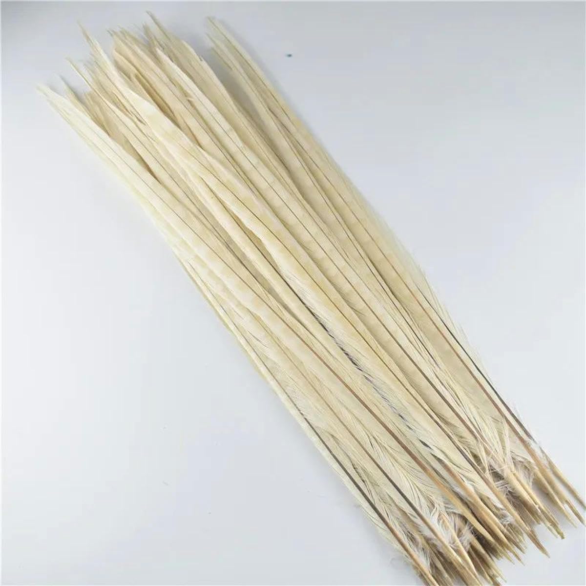 40-45 cm 16-18"Plumes de queue de faisan à collier pour la fabrication de bijoux Plumes pour l'artisanat Plume de faisan Carnaval Assesoires Plume-Rose_a-100 pièces