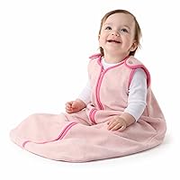 Vista 15 de Saco de dormir para bebé - Forro polar premium, manta vestible de interior - Niños y niñas. Se adapta a bebés, con convenientes correas de hombro