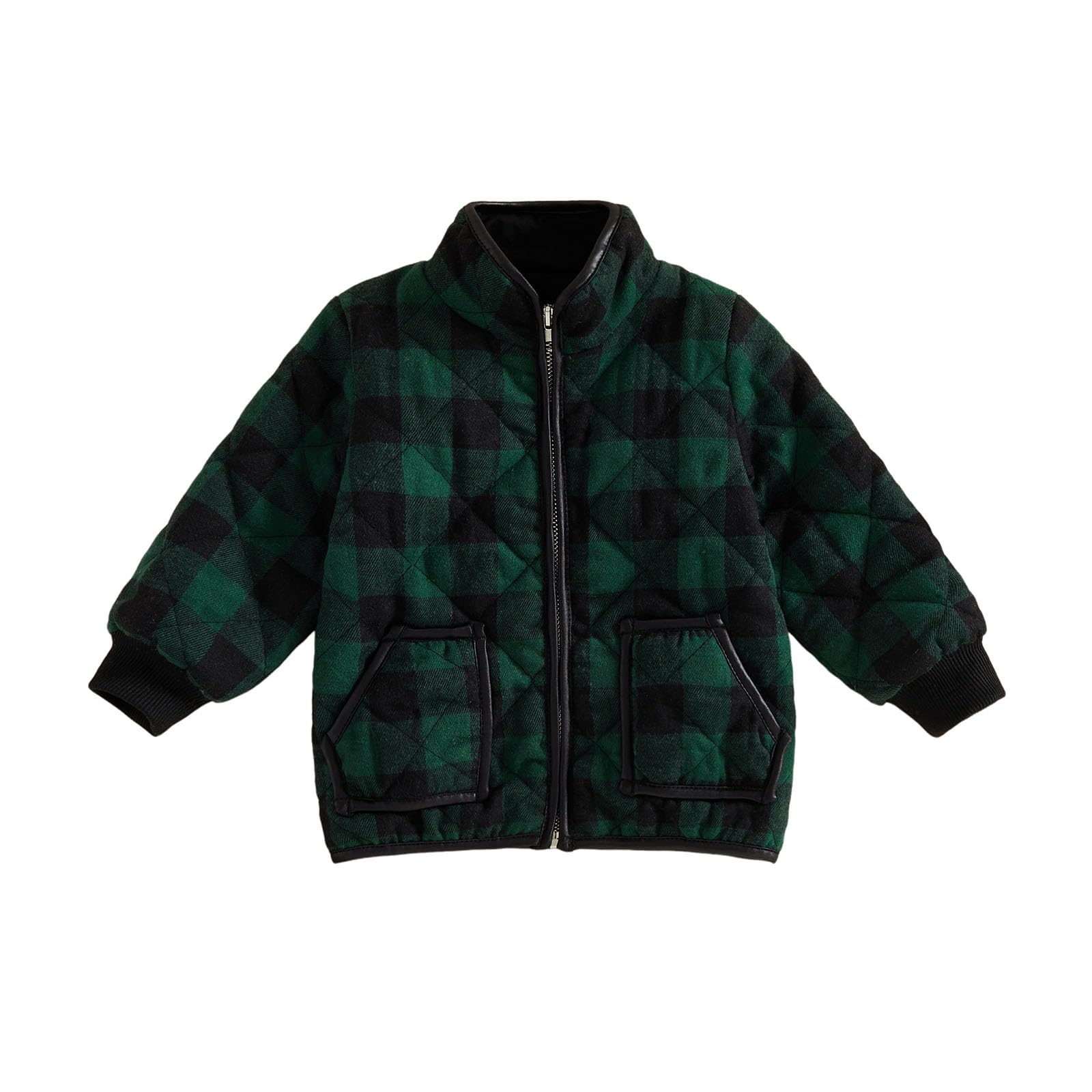 Ayalinggo Toddler Baby Girls Boys Winter Warm Vest Clothes Buffalo Plaid Christmas Jacket Kids Puffer Quilted Gilet Coat
