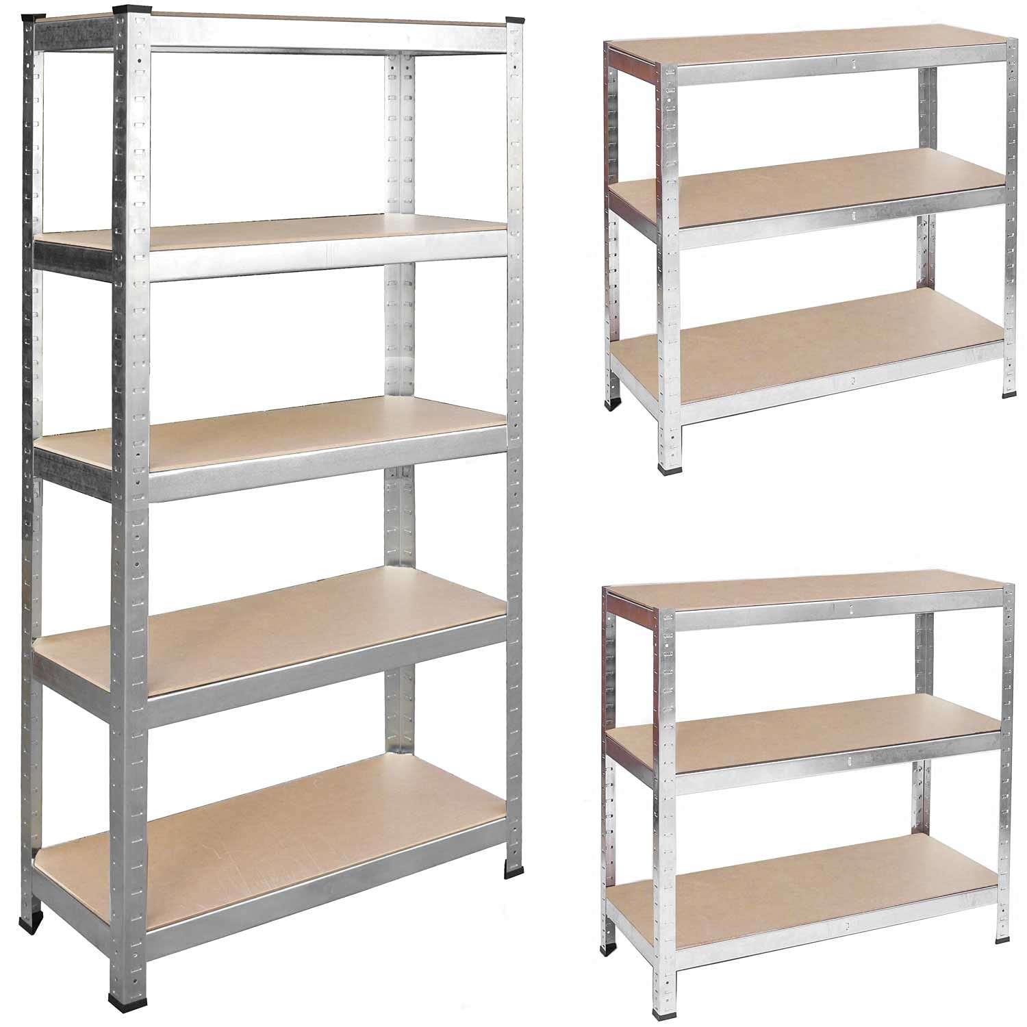 Regał metalowy magazynowy Humberg 180x100x50cm 875kg 2w1