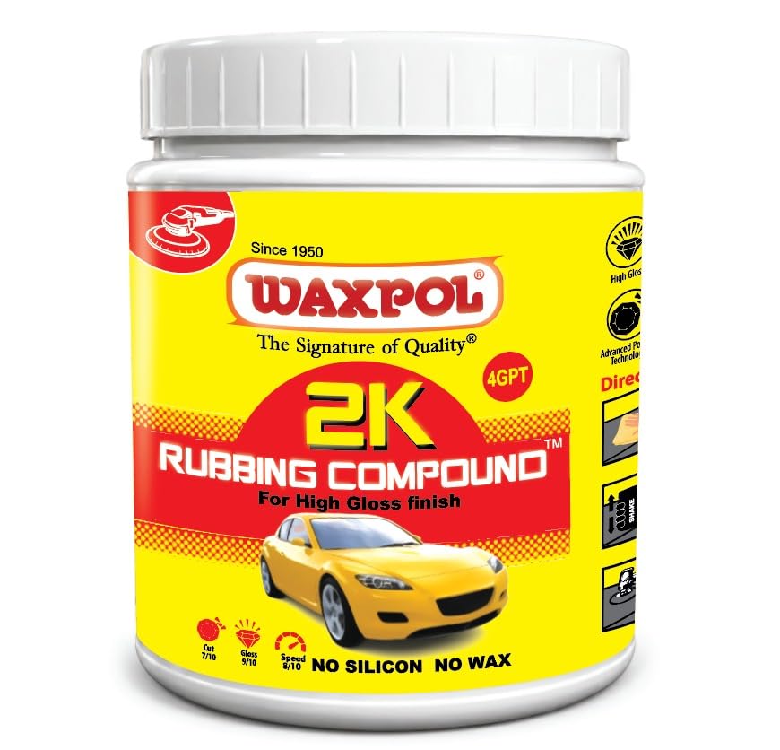 Waxpol 2K Rubbing Compound for High Gloss Finish 1Kg-picture-30