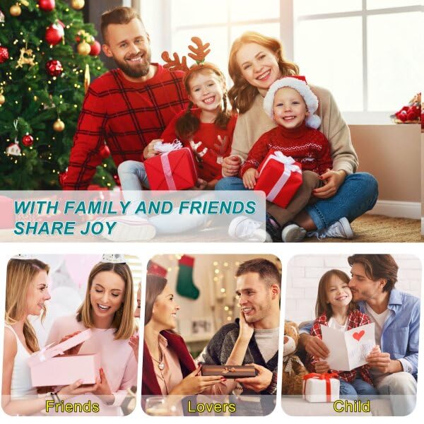 Christmas Hair Clips for Women Girls Gift - Hair Accessories for Girls - Claw Clips for Thick Hair - Xmas Jingle Elk Nonslip Banana Hair Clips - Thin Thick Short Long Curly Accessories - Image 7