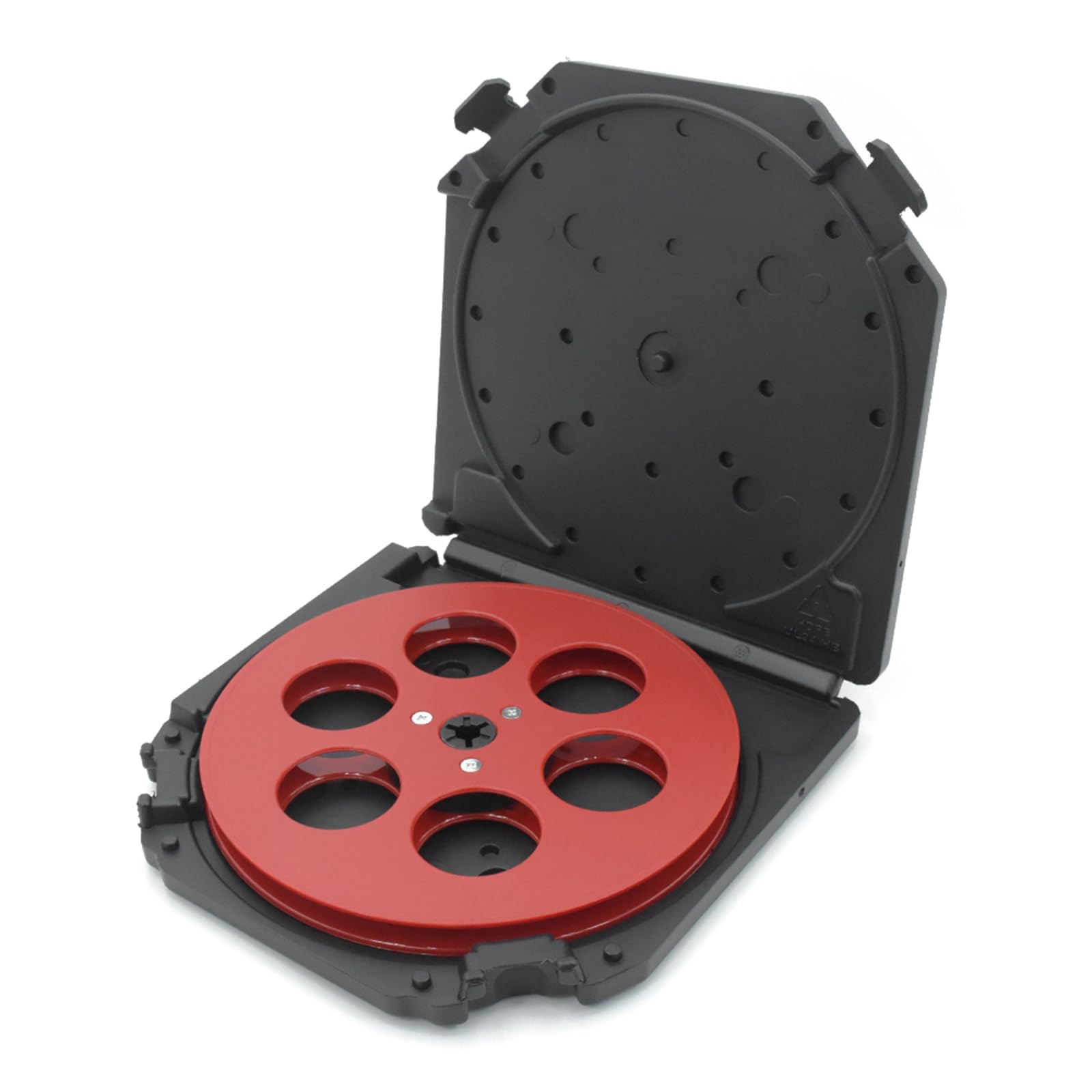 Hdoytxxm Red Abs Empty Reel 7Inch 6 Holes For Durability In Sound Applications Protections Vintages Tape Reel