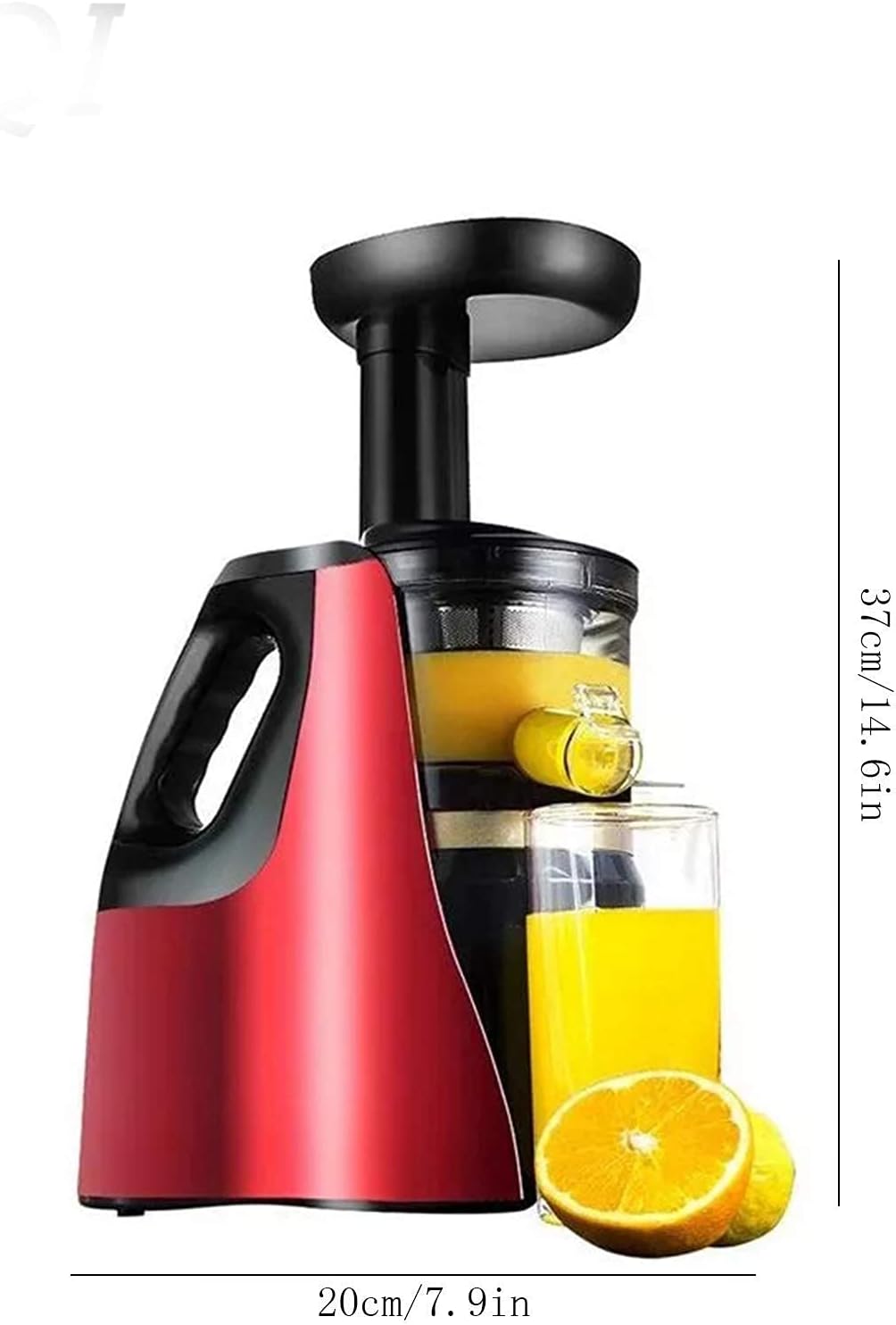 Multifunctional electric juicer Juicer Machines,Juicers Extracto with Reverse Function,Overheat Overload Protection,Easy-Clean,Red Juice residue separation/Multifunctional mute