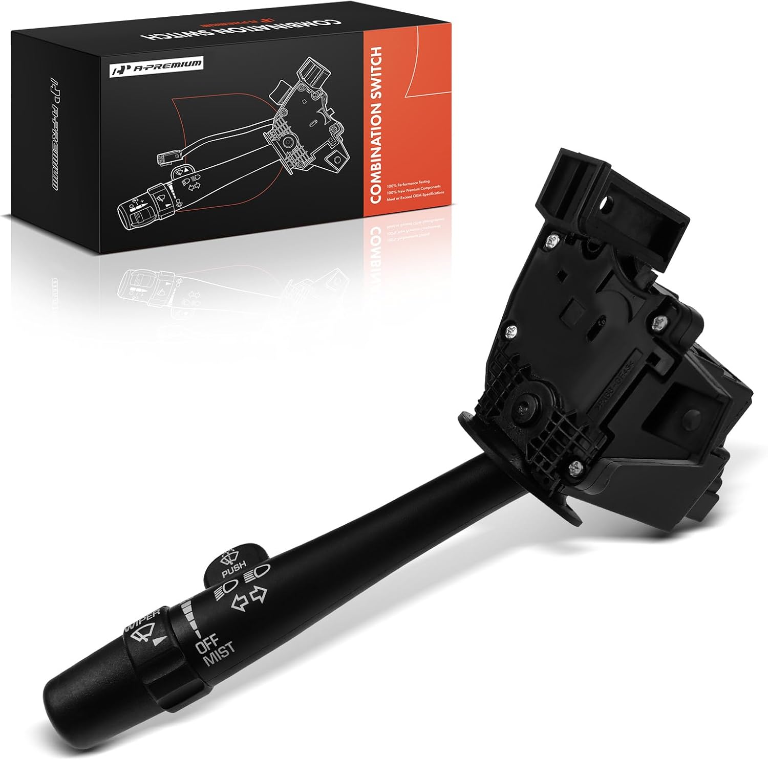 A-Premium Multifunction Switch Turn Signal Switch Headlamp Beam Windshield Wiper Washer Switch Compatible with Cadillac DeVille 2000 2001 2002 2003 2004 2005, Replace # 12450175