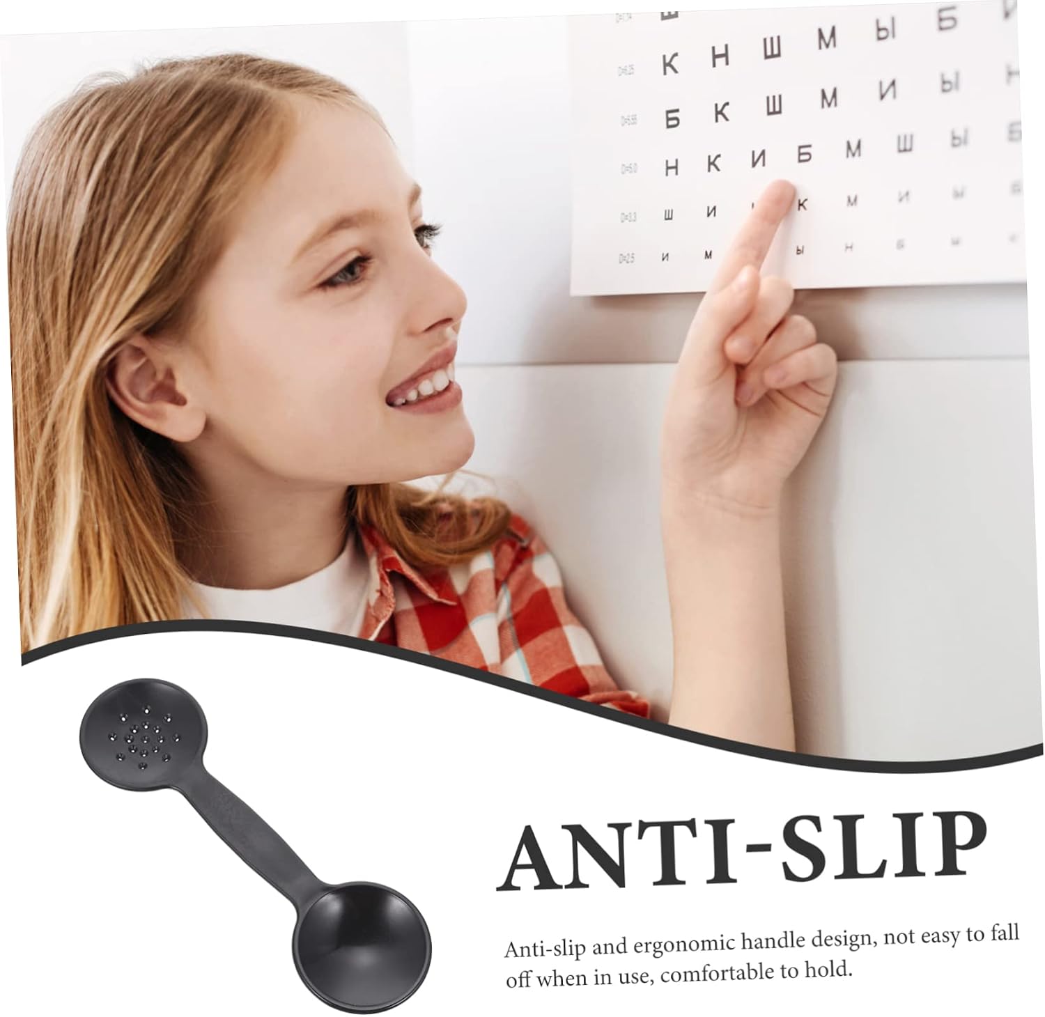 GLEAVI 2pcs Optometry Eye Shield Eye Occluder Handheld Eye Examination Eye Occluder Handheld Occluder Optical Occluder Eye Chart Occluder Gadgets for Kids Child Pp Eye Patch Frosted